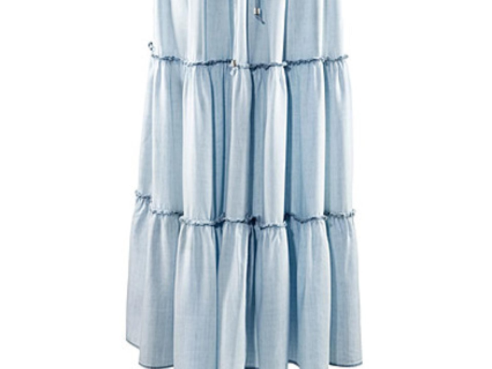 Maxi-Rock aus Denim