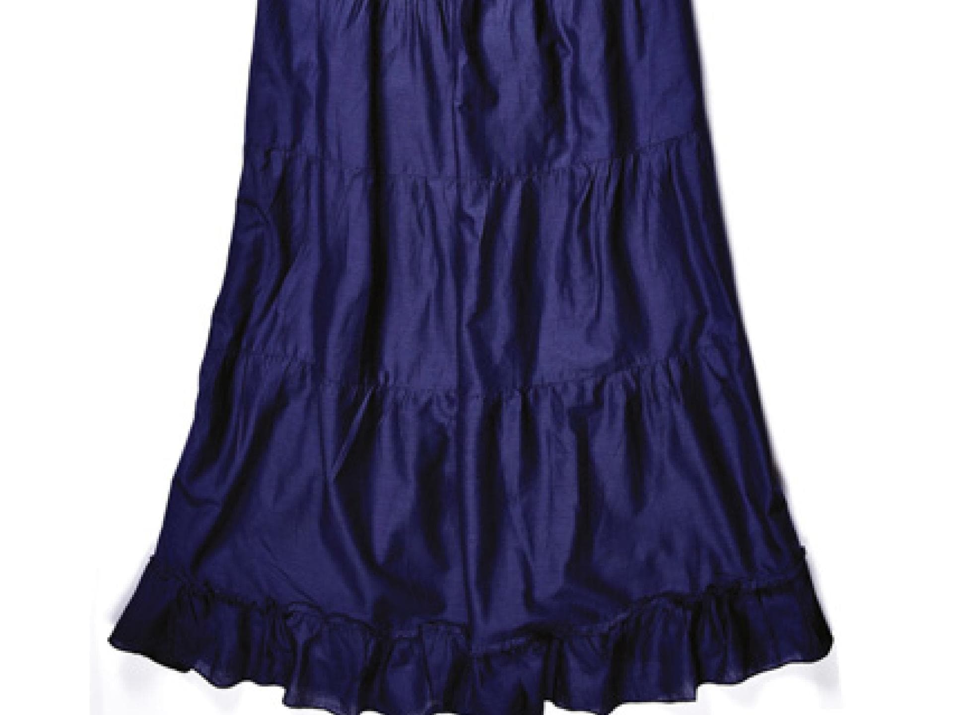 Nachtblauer Maxi-Rock Nachtblauer Maxi-Rock