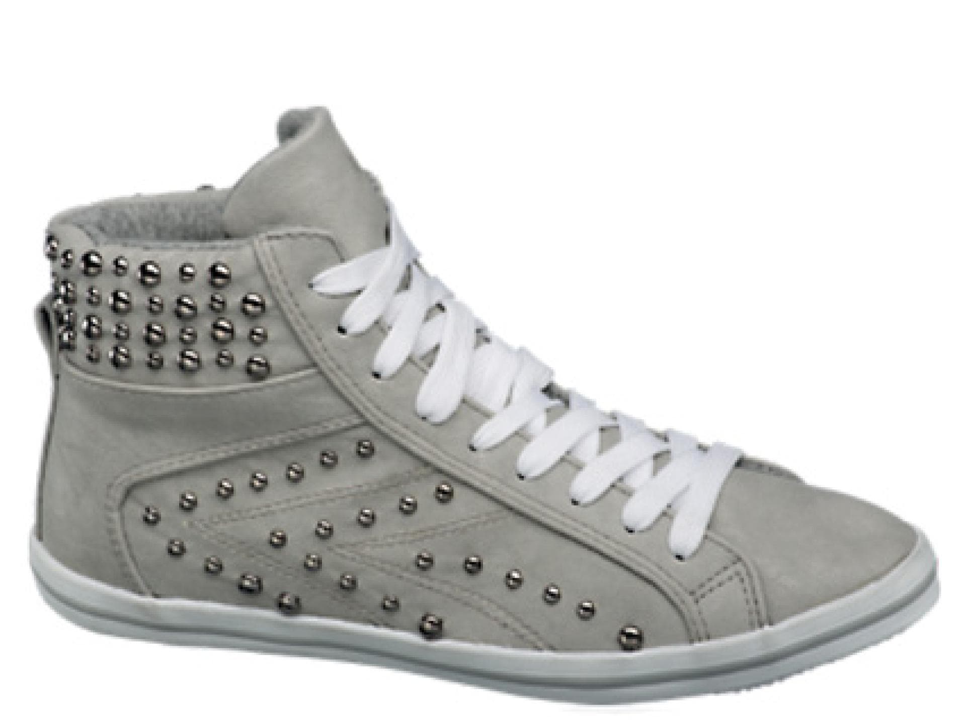 Sneaker mit Nieten & Pailletten