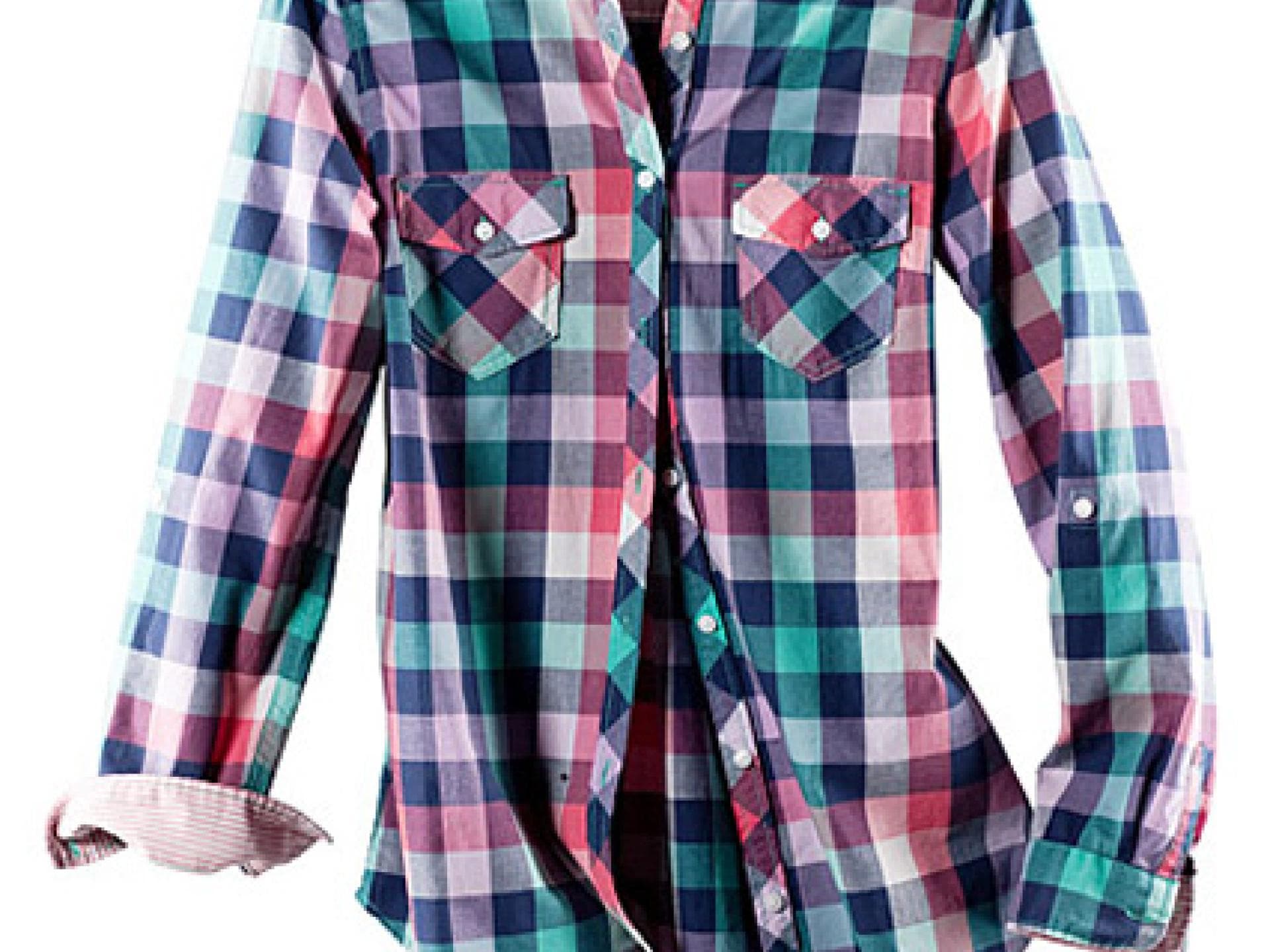 Bunte Karo-Bluse Bunte Karo-Bluse