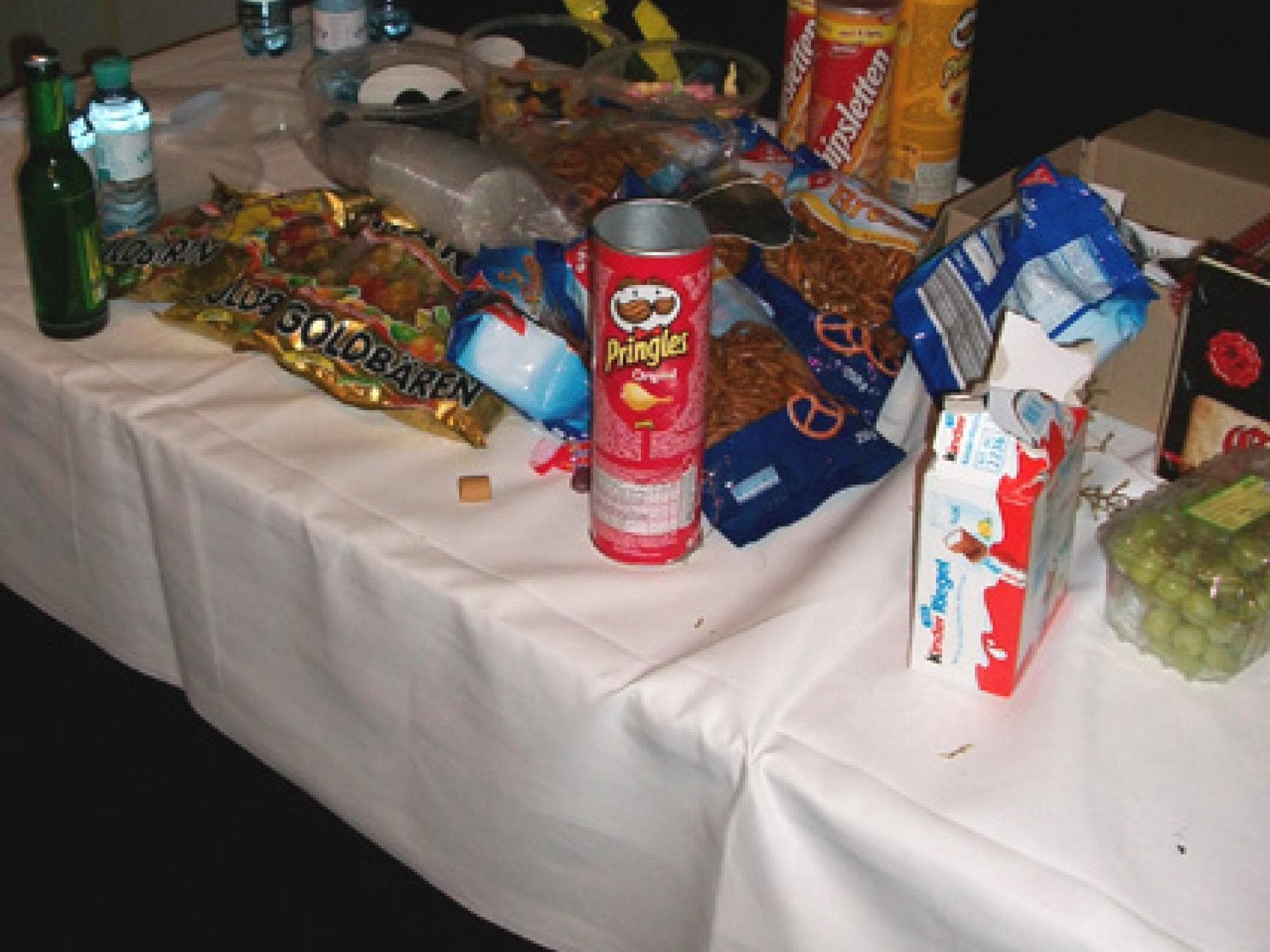 Süßigkeiten für die Models