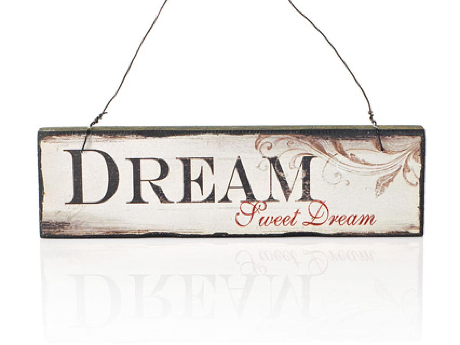 Holzschild im Vintage-Style