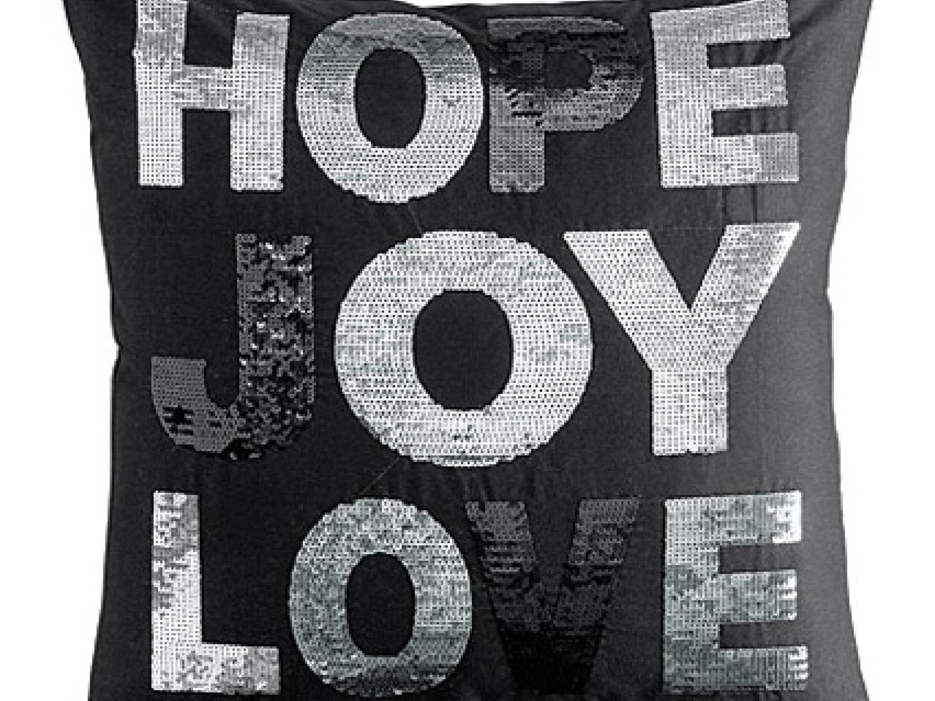 Hübsches Pailletten-Kissen