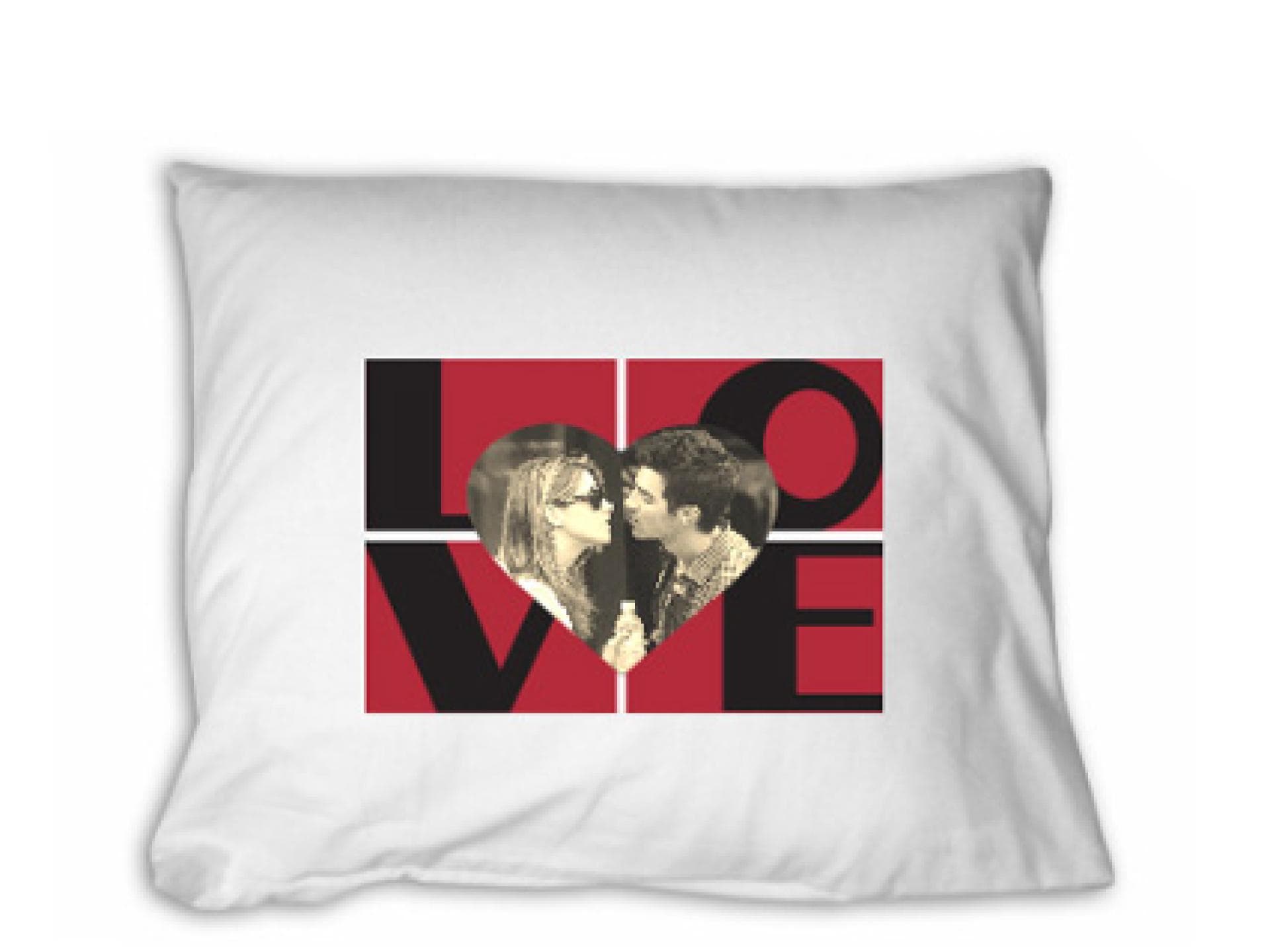 Selbstgemachtes Foto-Kissen