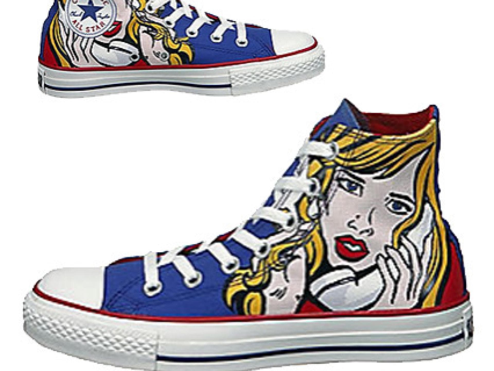 Chucks im Pop-Art-Style von Converse