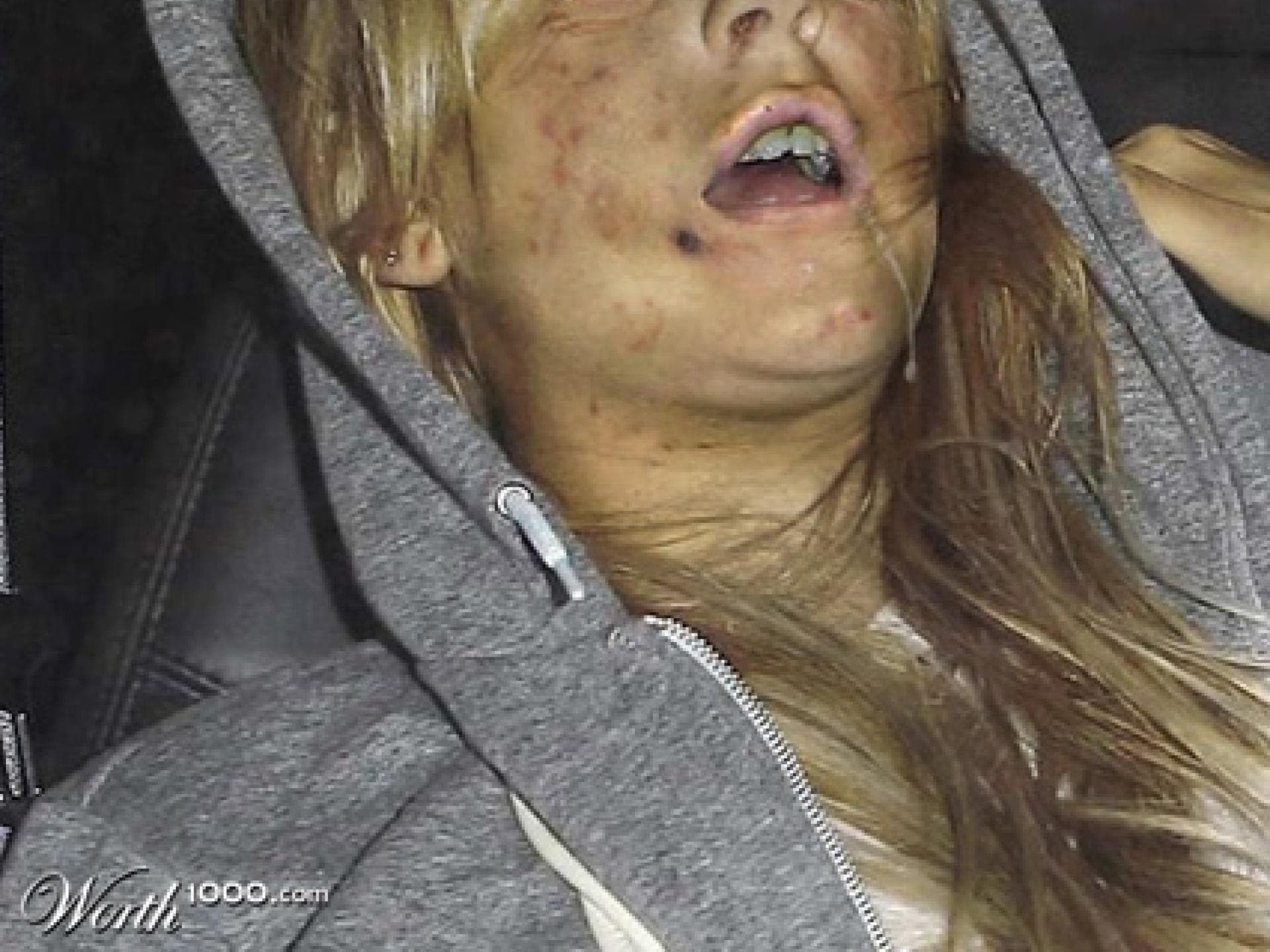 Lindsay Lohan total fertig