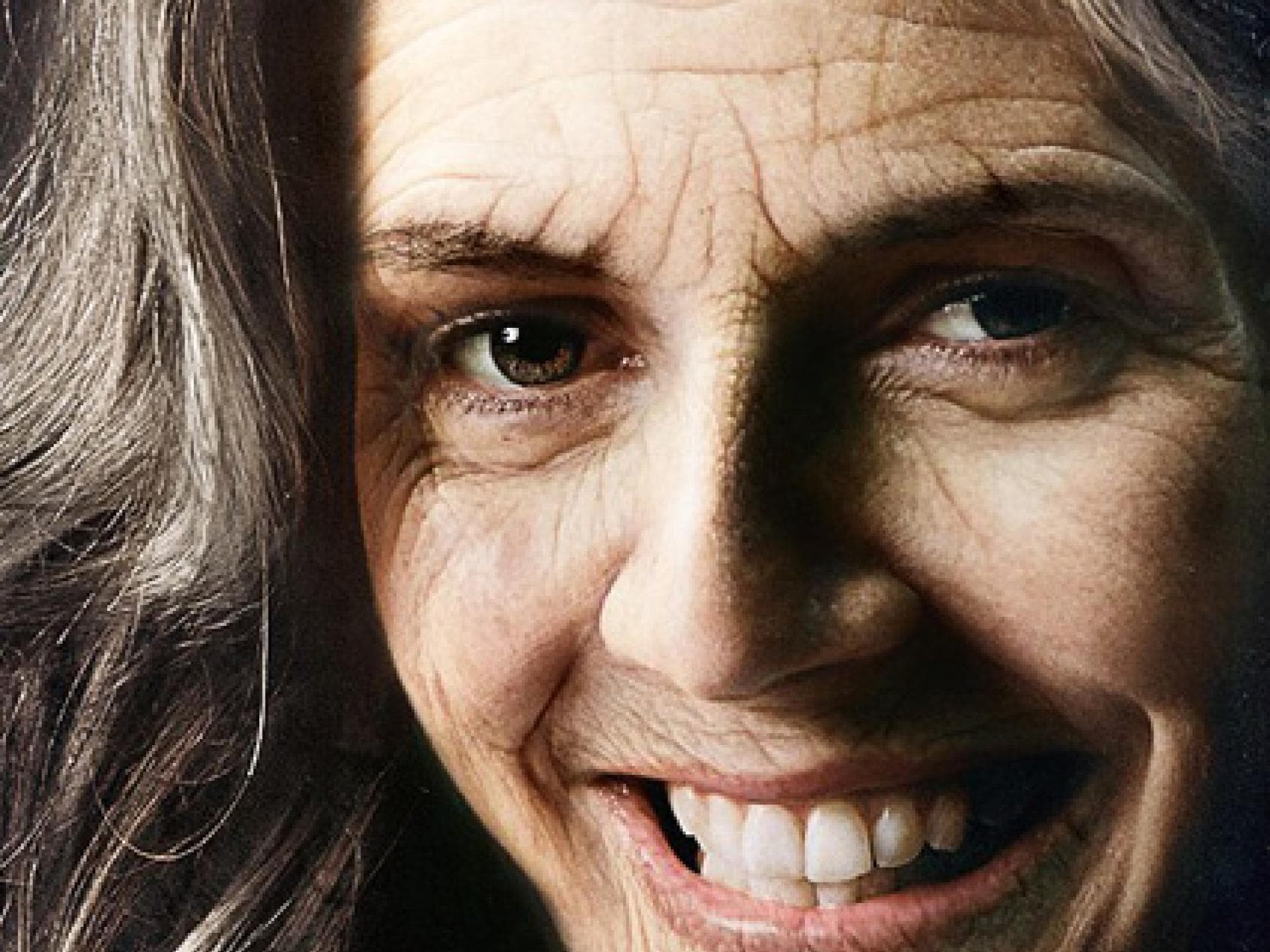 Heidi Klum als alte Frau