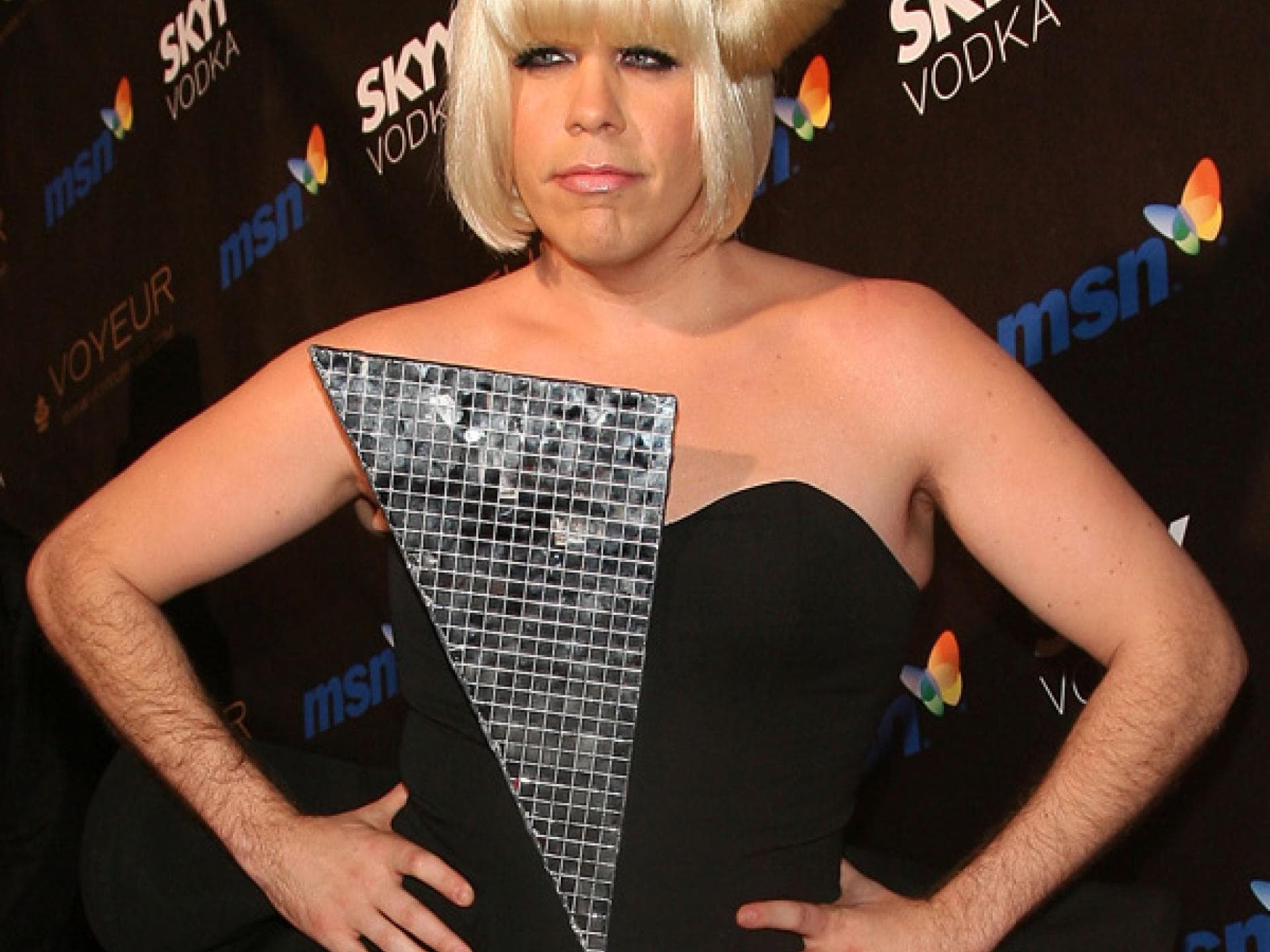Perez Hilton als Lady Gaga