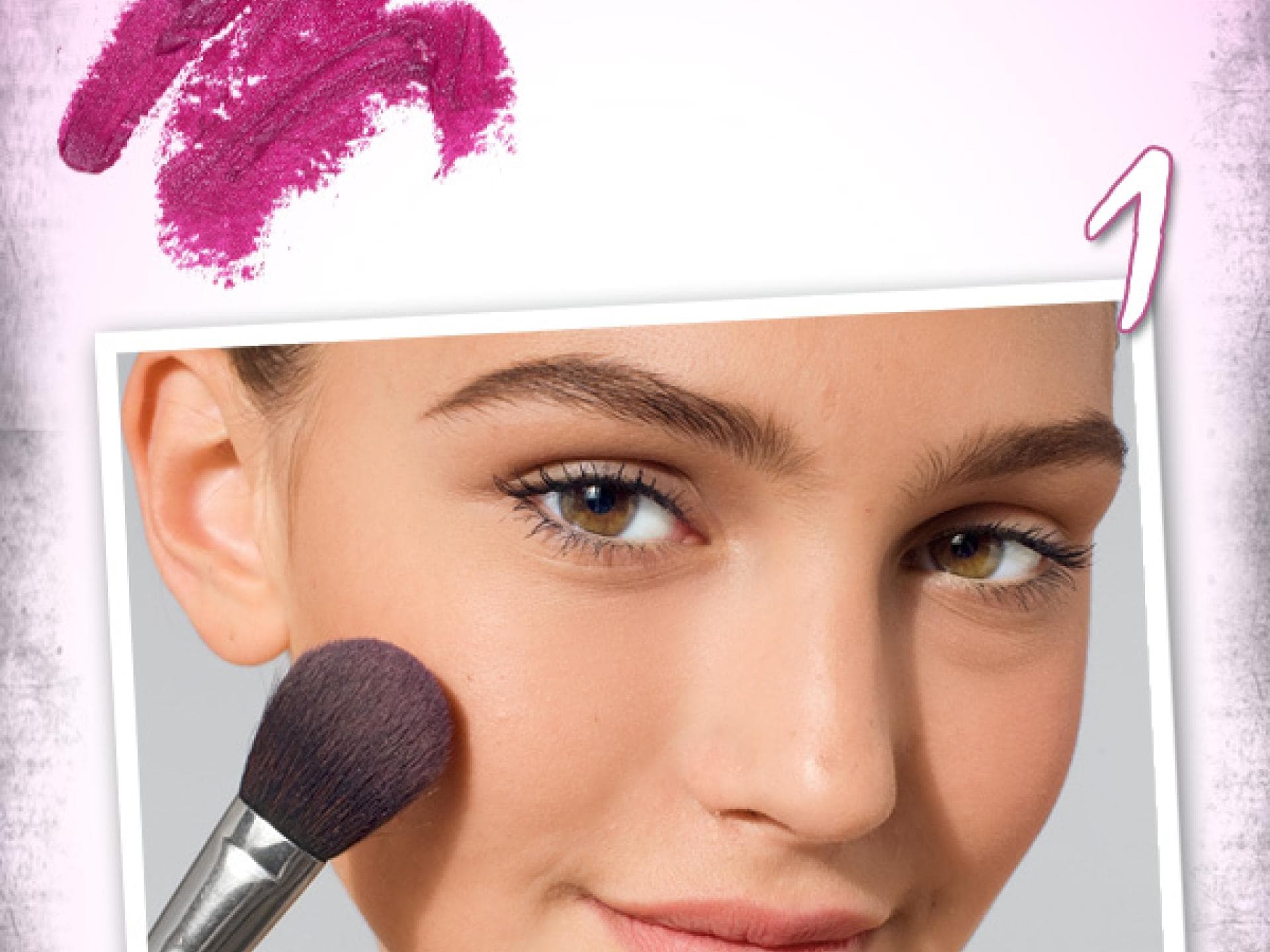 Schminken für die Schule: Rouge