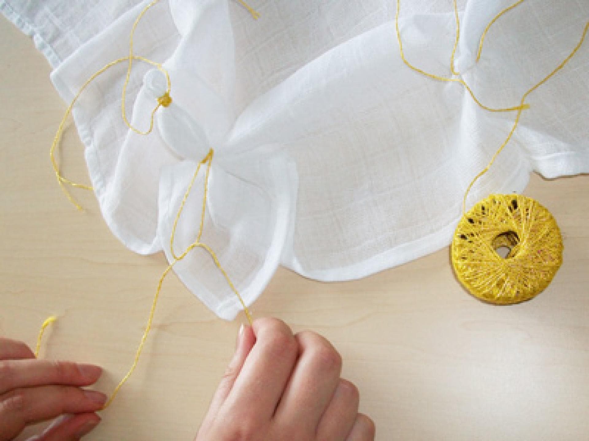 Stoff abbinden Stoff abbinden