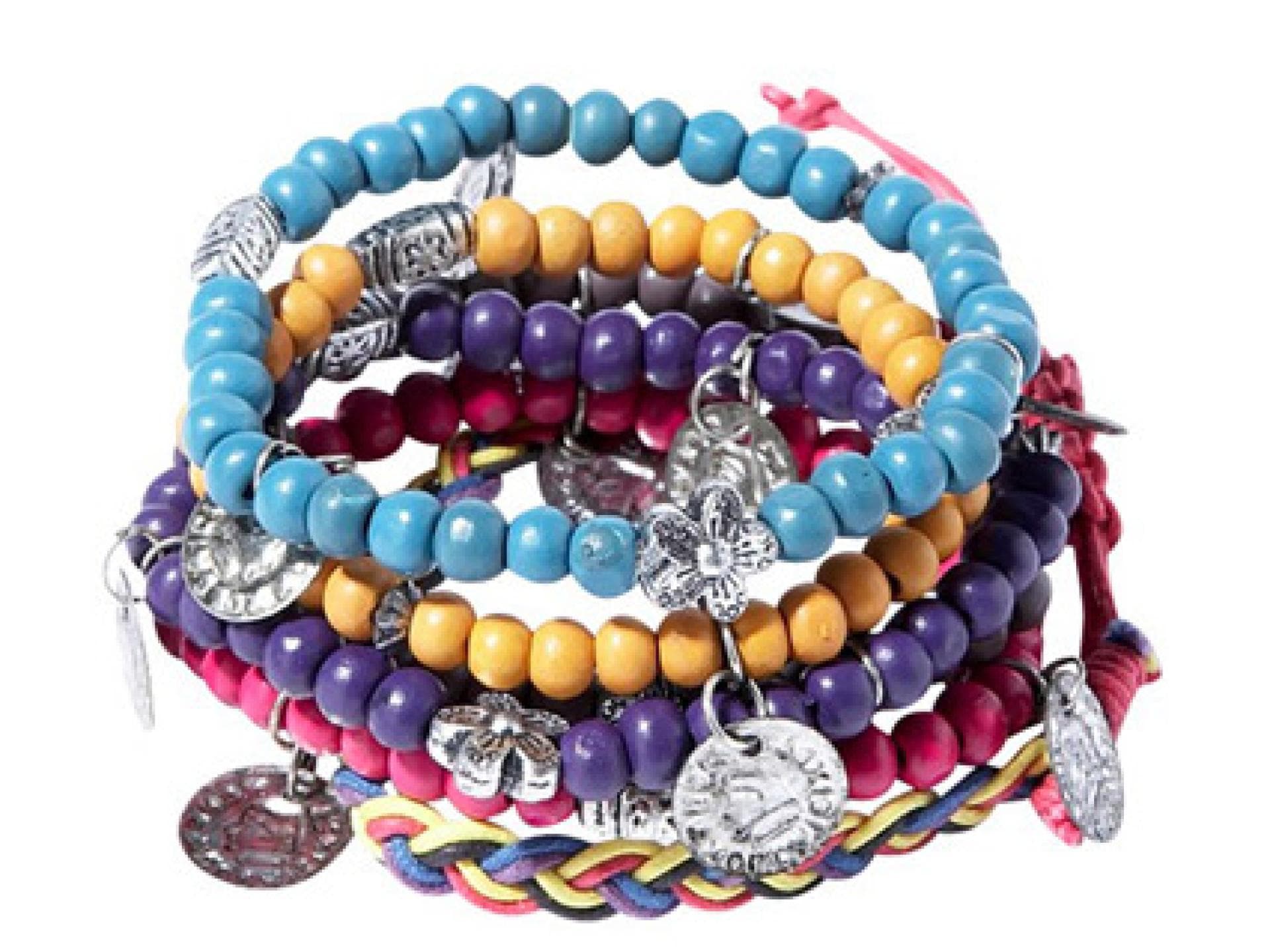 Bunte Ethno Armbänder