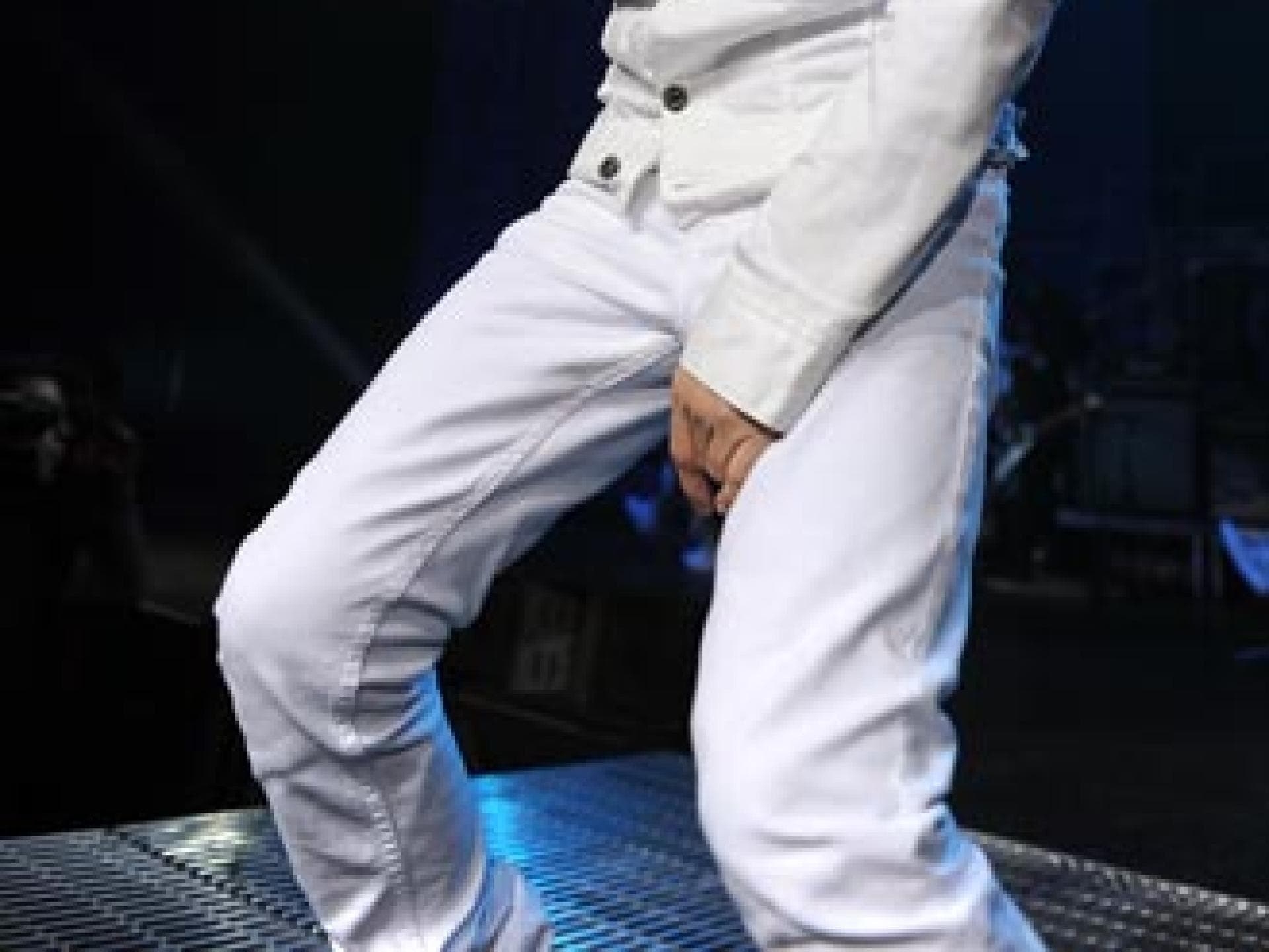 Justin Bieber in action