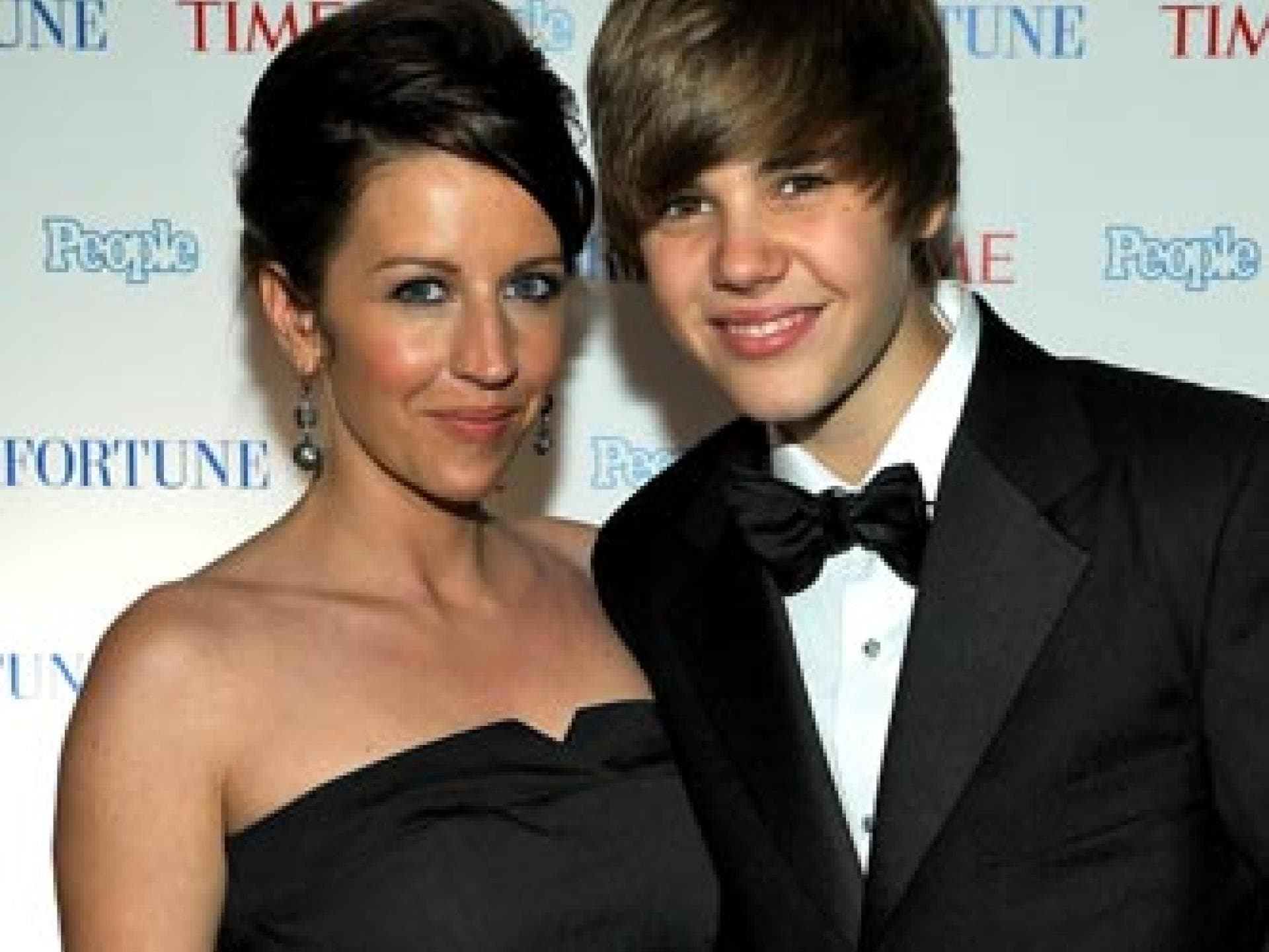 Justin Bieber mit Mama Bieber