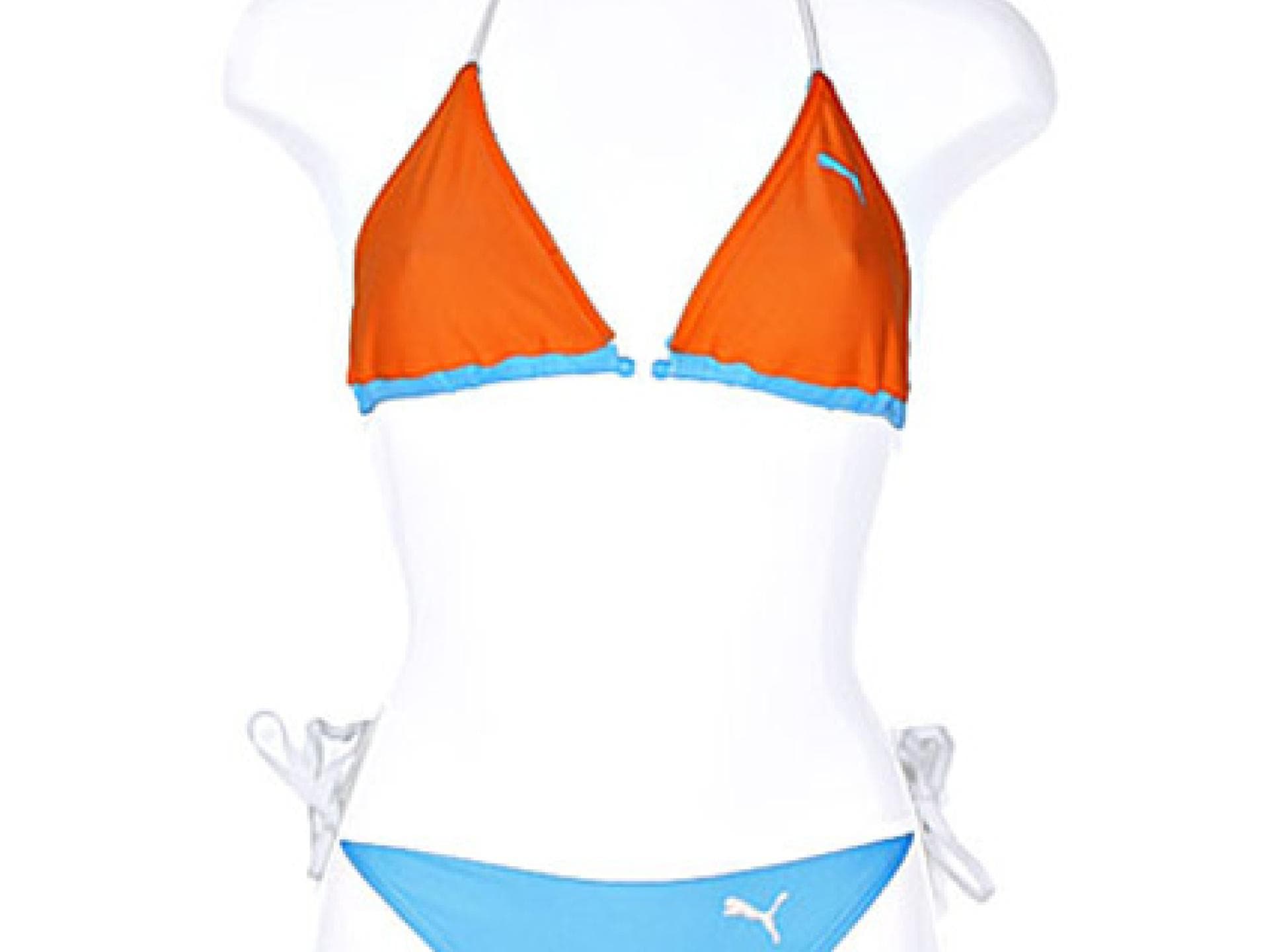 Zweifarbiger, sportlicher Bikini