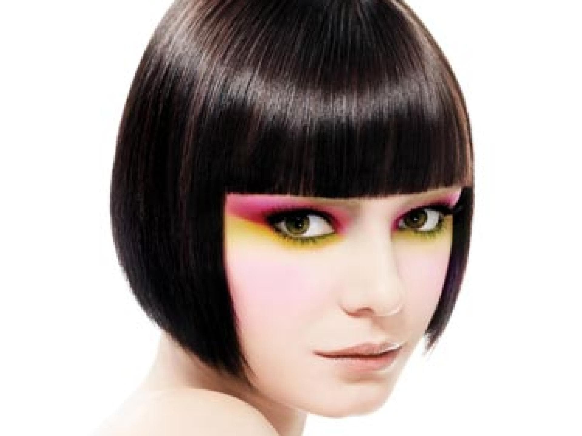 Bob mit schnurgeradem Pony Bob mit schnurgeradem Pony