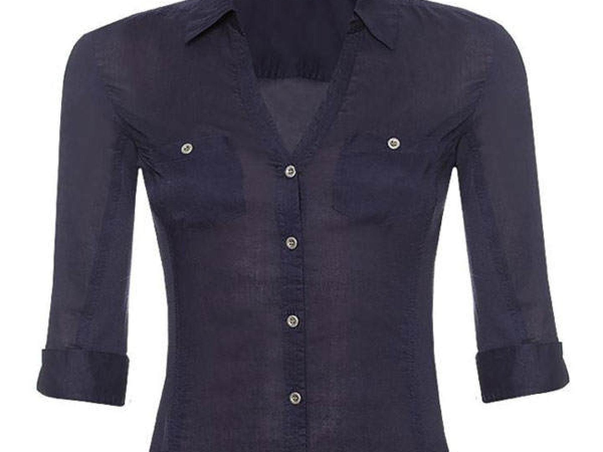 Dunkelblaue Bluse von Orsay