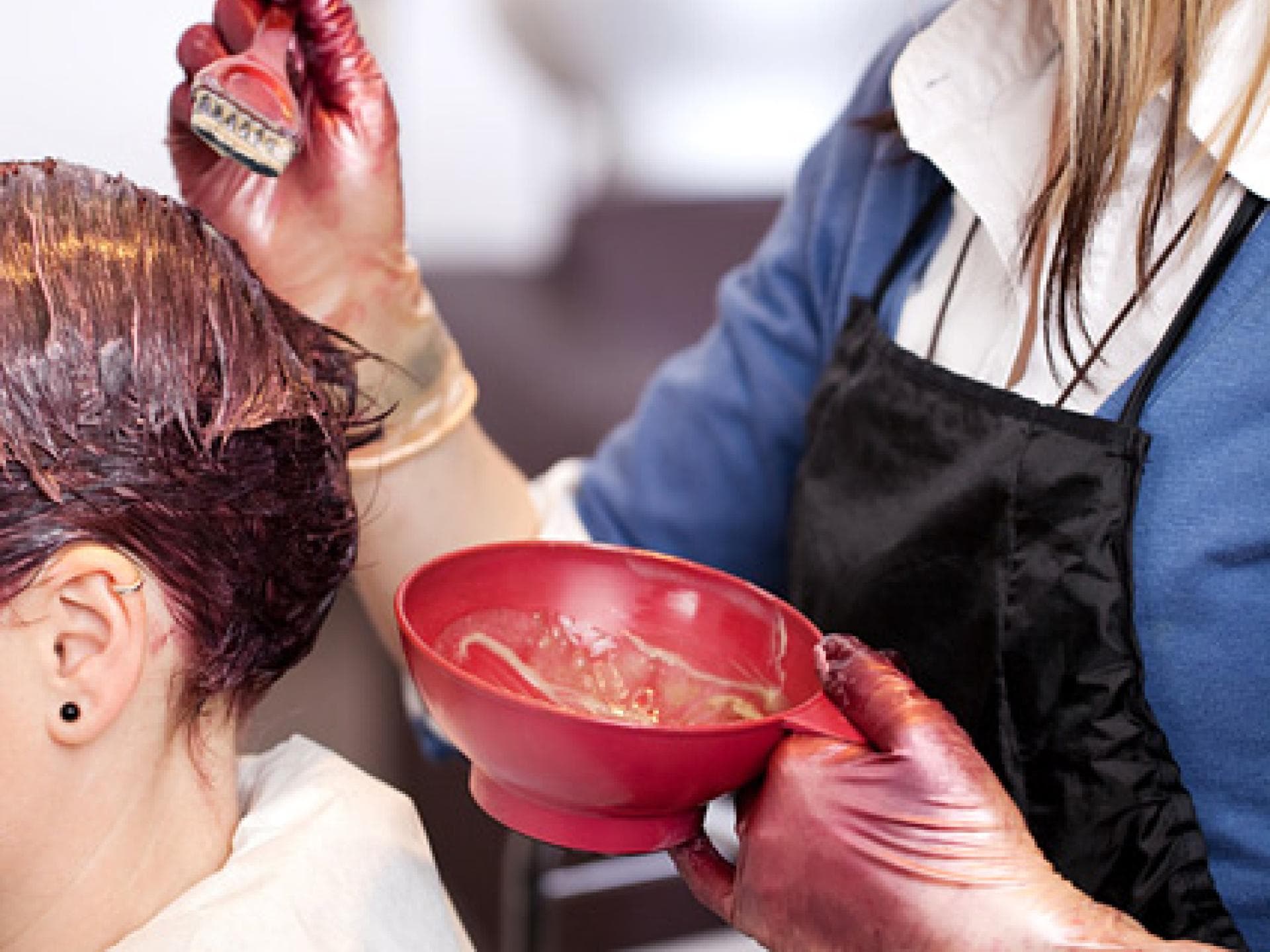 Naturprodukte bei Tönung und Farbe