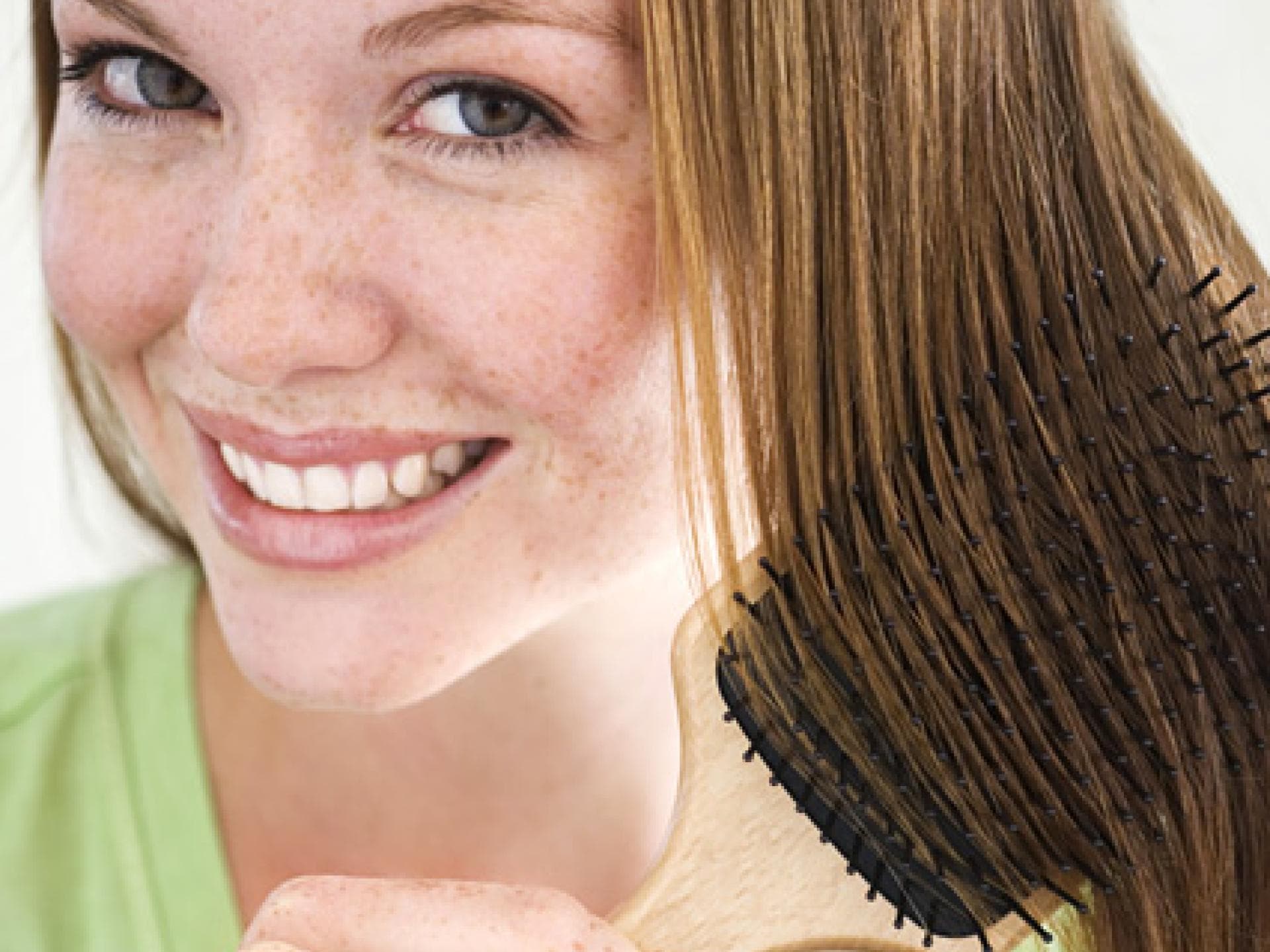 Gute Haarbürste verwenden!