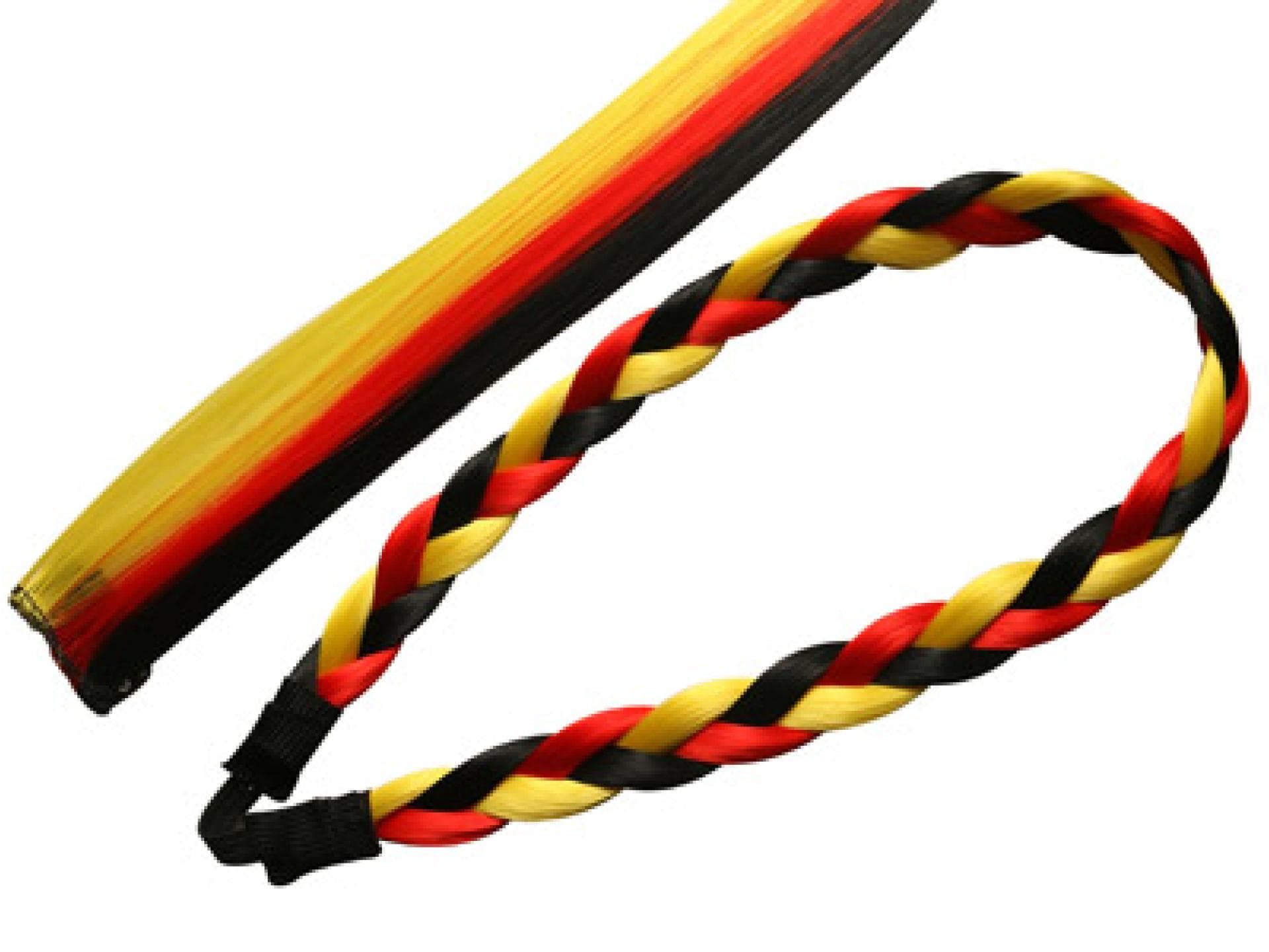 Clip-In und Zopfband in Deutschland-Farben