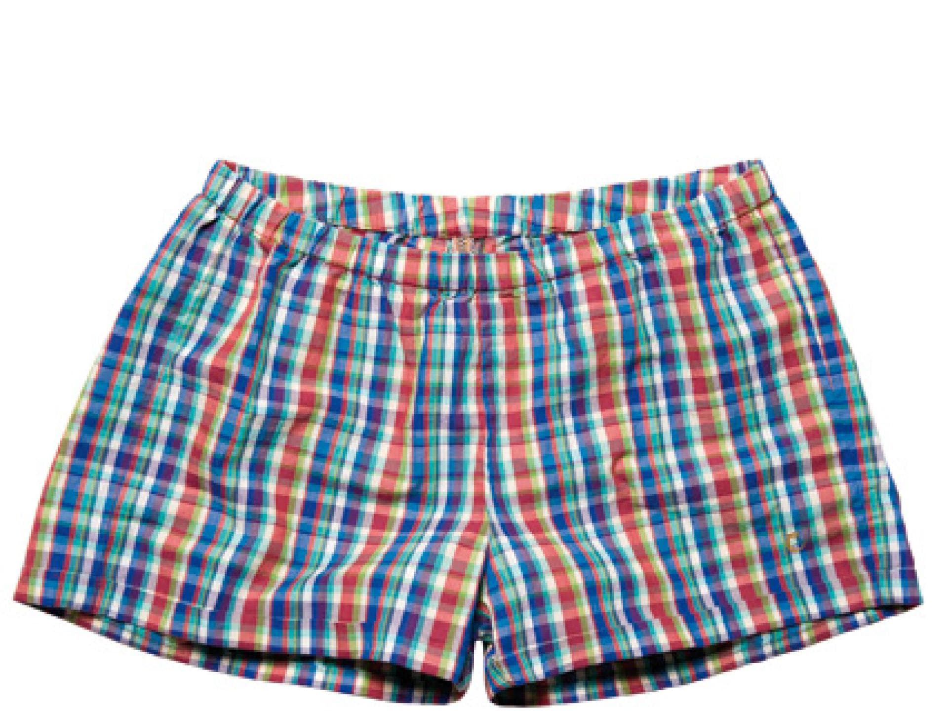 Karierte Beach-Shorts