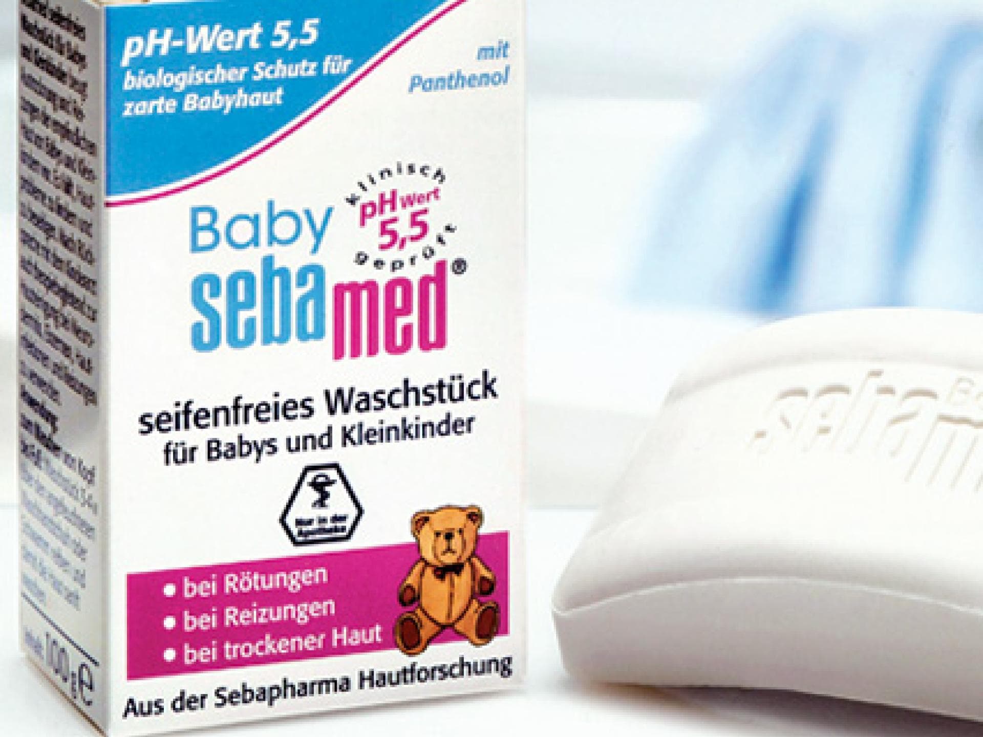 Sebamed "Seifenfreies Waschstück" Sebamed "Seifenfreies Waschstück"