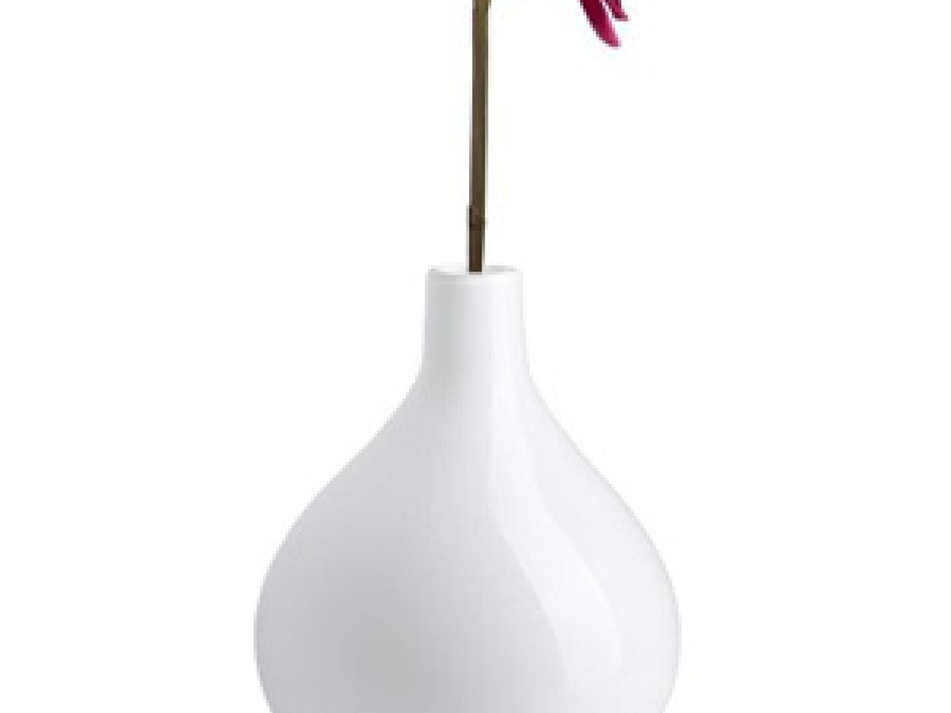 Vase mit Kunst-Orchidee