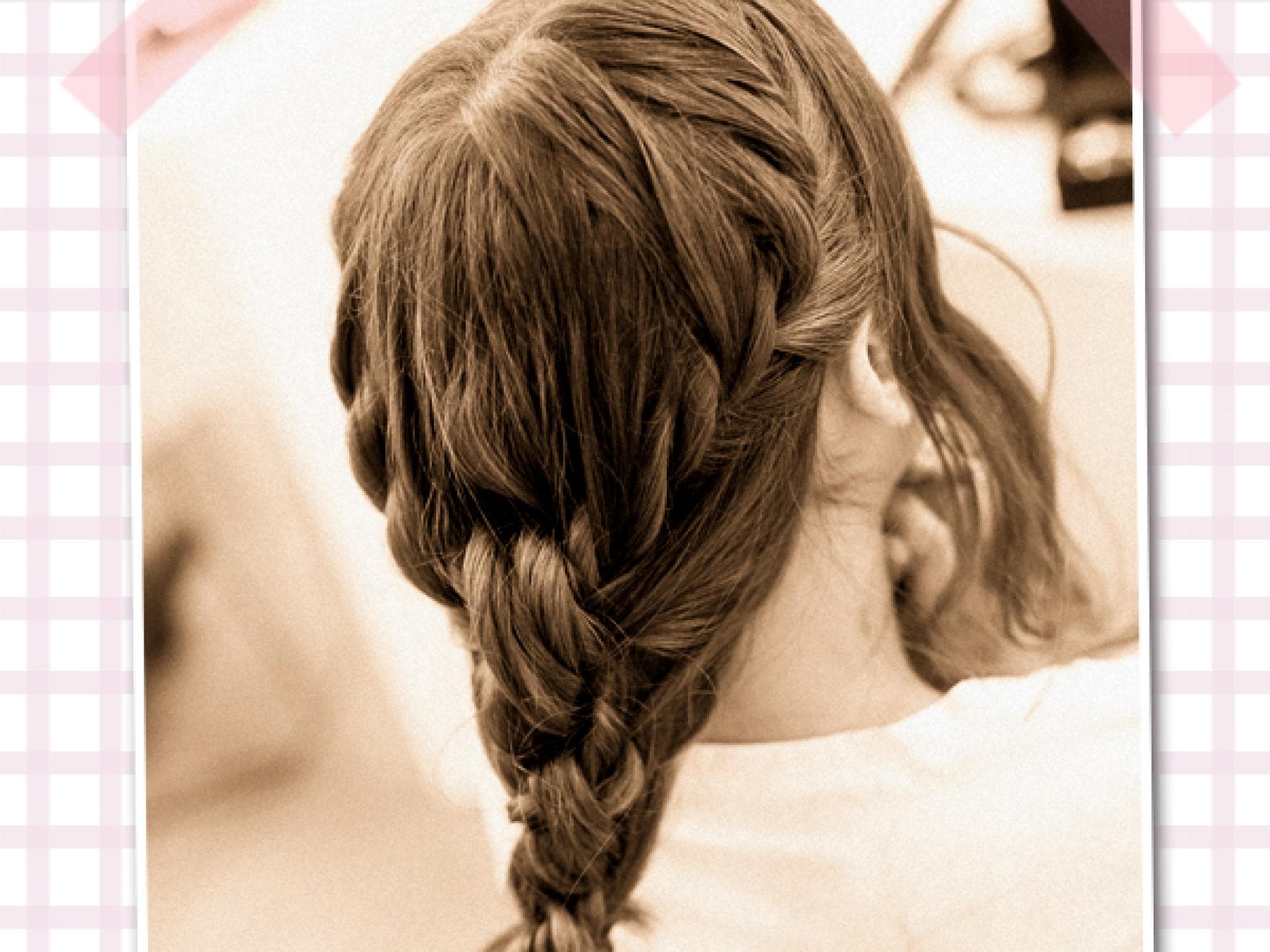 Geknotete Flechtfrisur: Step 4