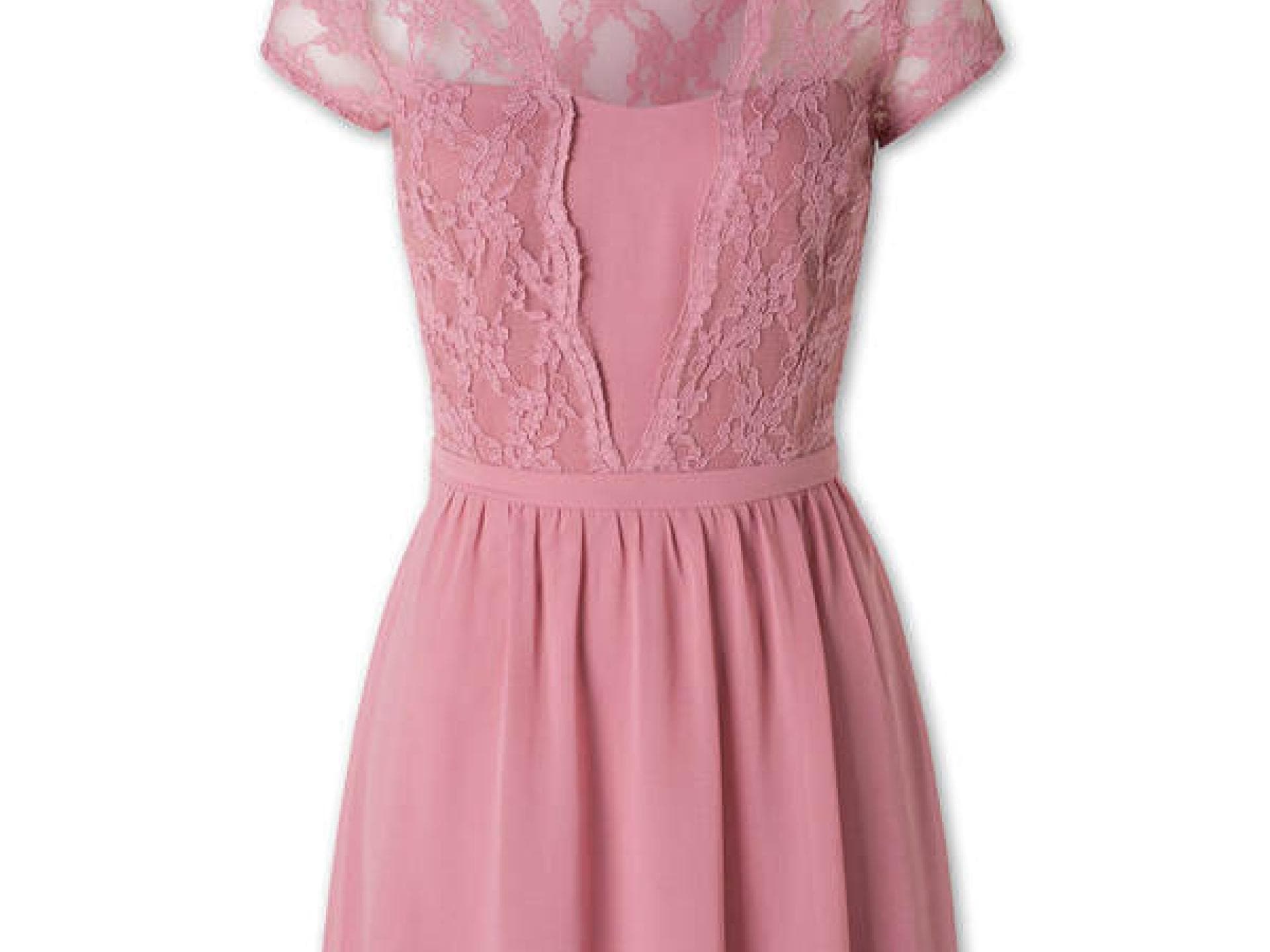 Rosa Konfirmationskleid von C&A