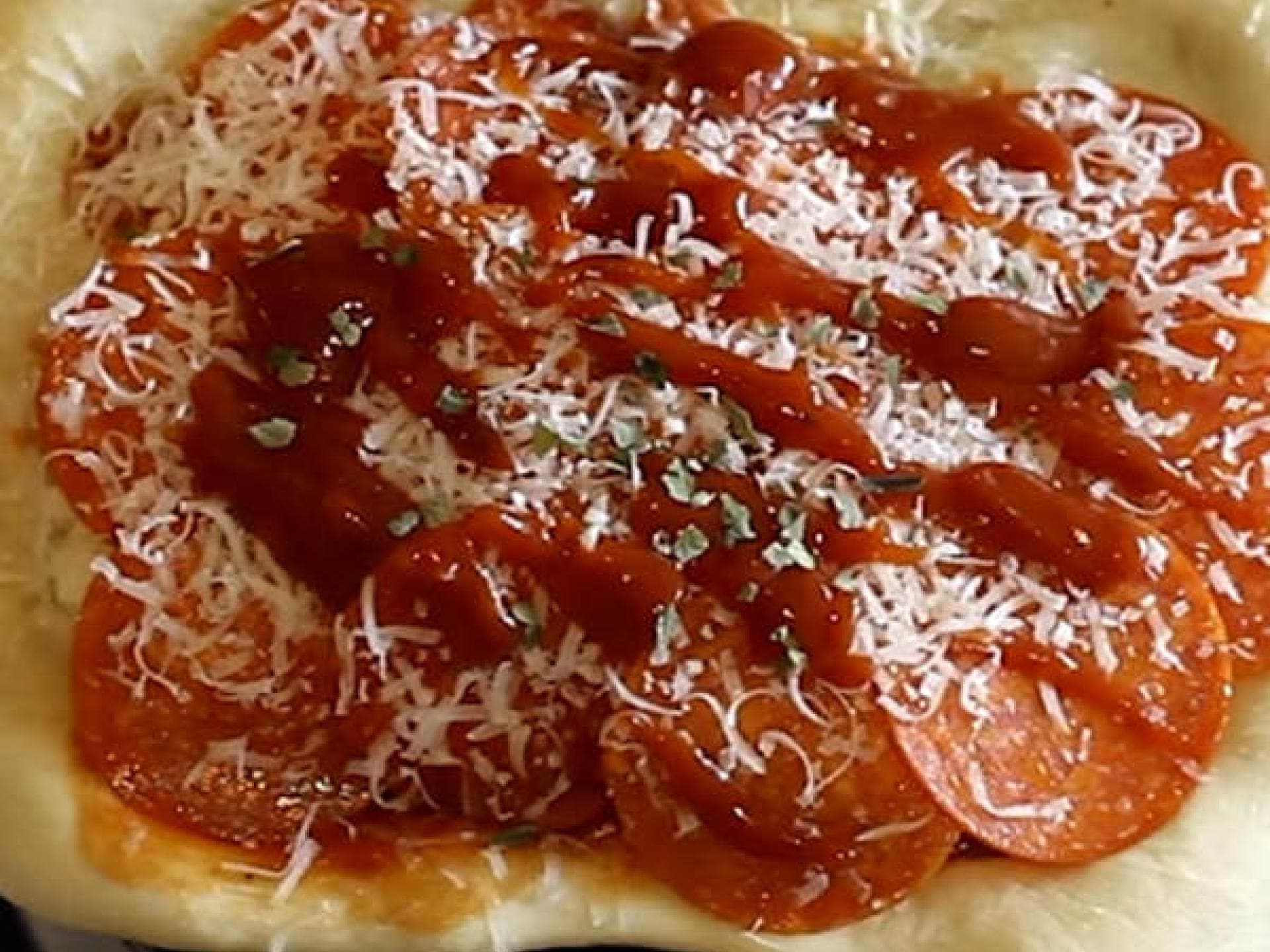 Pizza-Waffeln selber machen