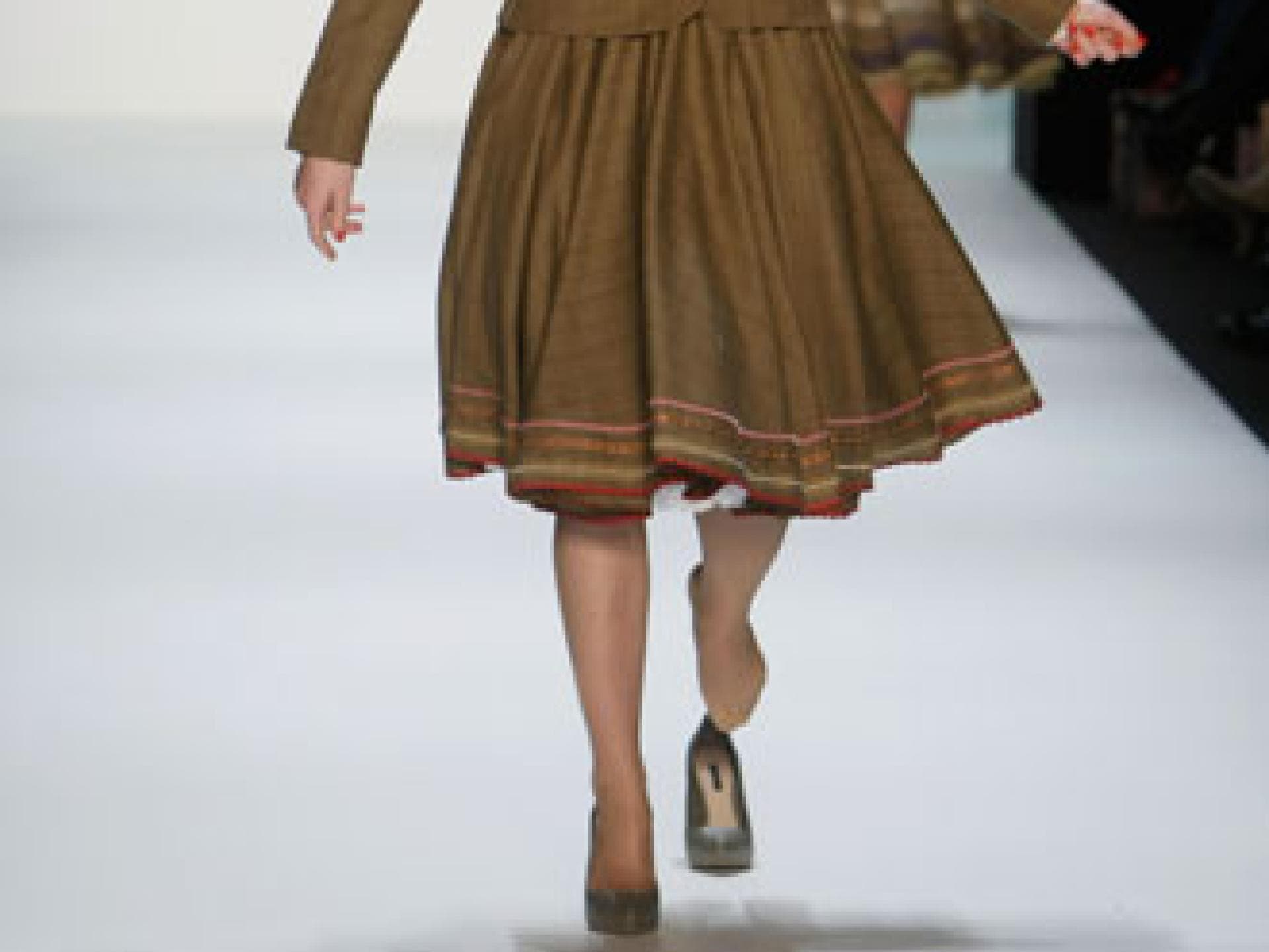 Barbara Meier Laufsteg Panne