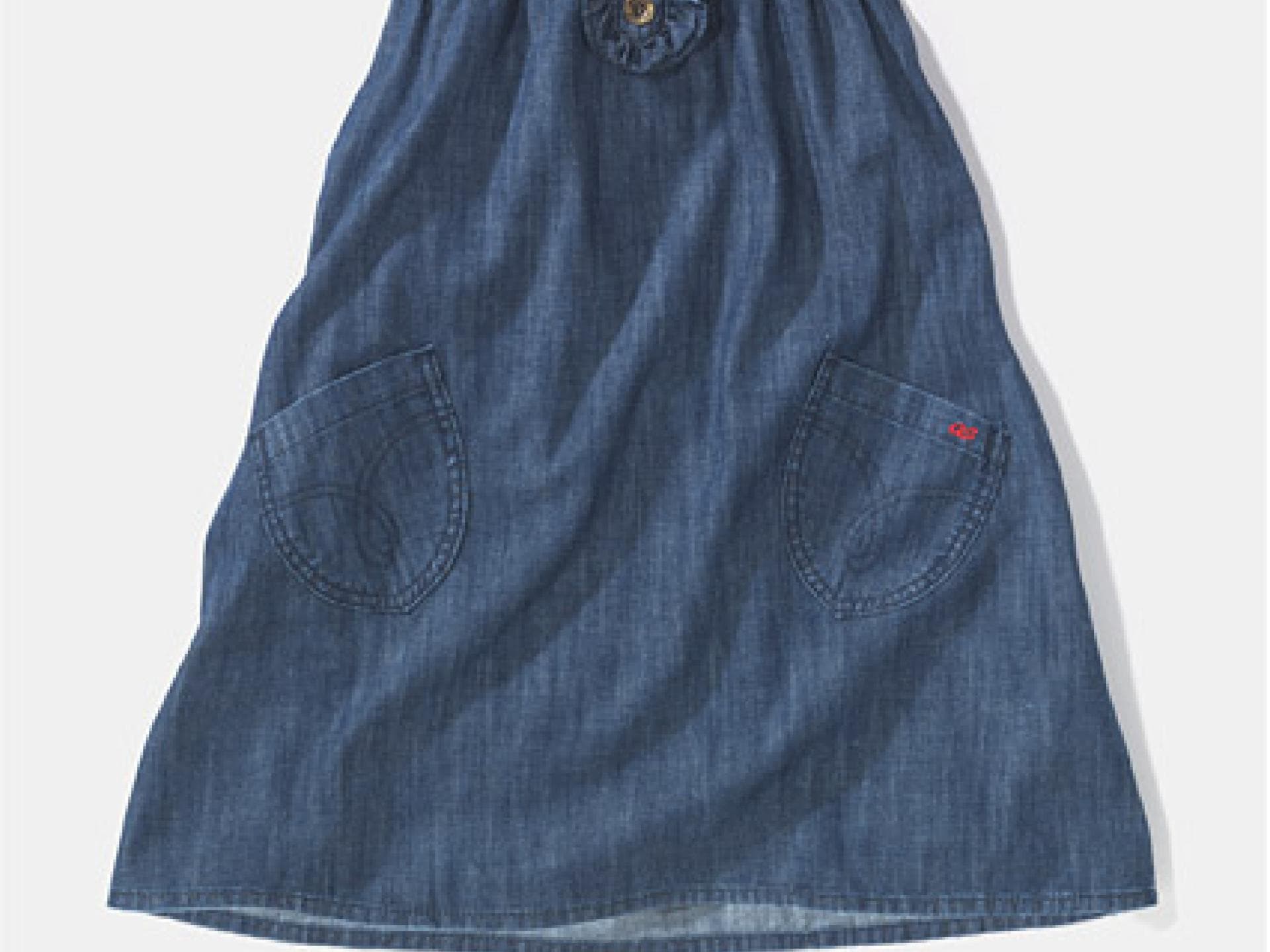 Jeanskleid mit Gold-Knöpfen von s.Oliver