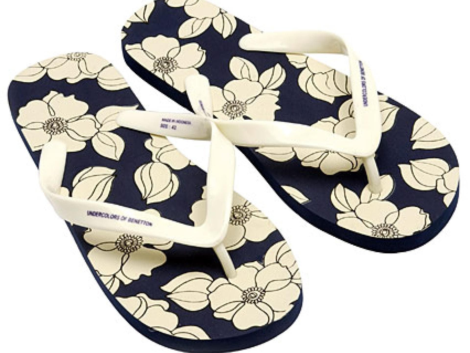 Blumen-Flipflops von Benetton