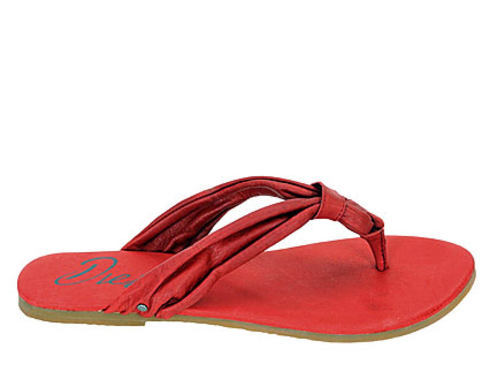 Rote Flip Flops von Diesel