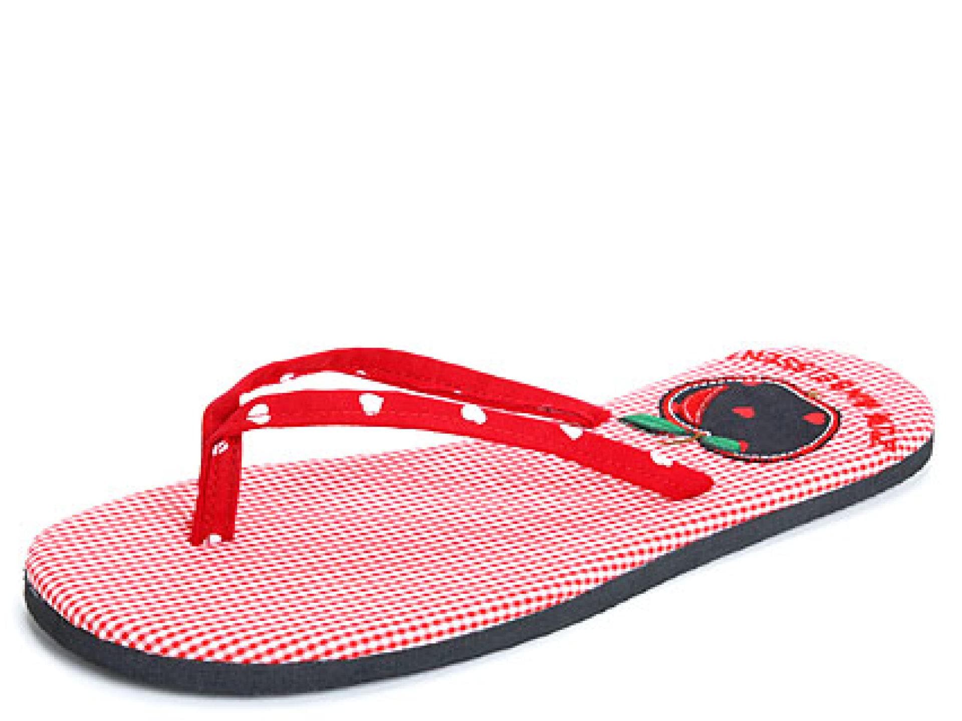 Karrierte Flip Flops von Adelheid