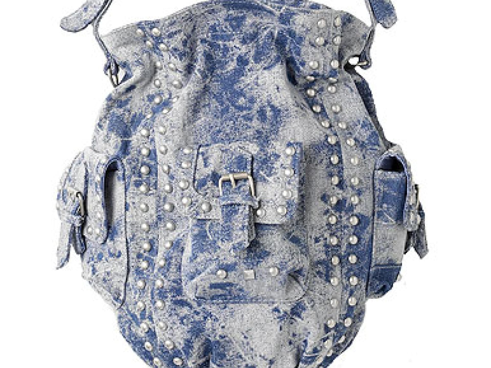 Jeans Handtasche mit Nieten Jeans Handtasche mit Nieten