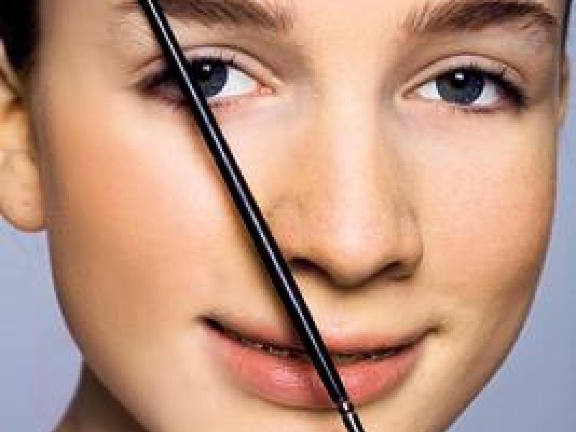 Höchsten Punkt der Braue festlegen