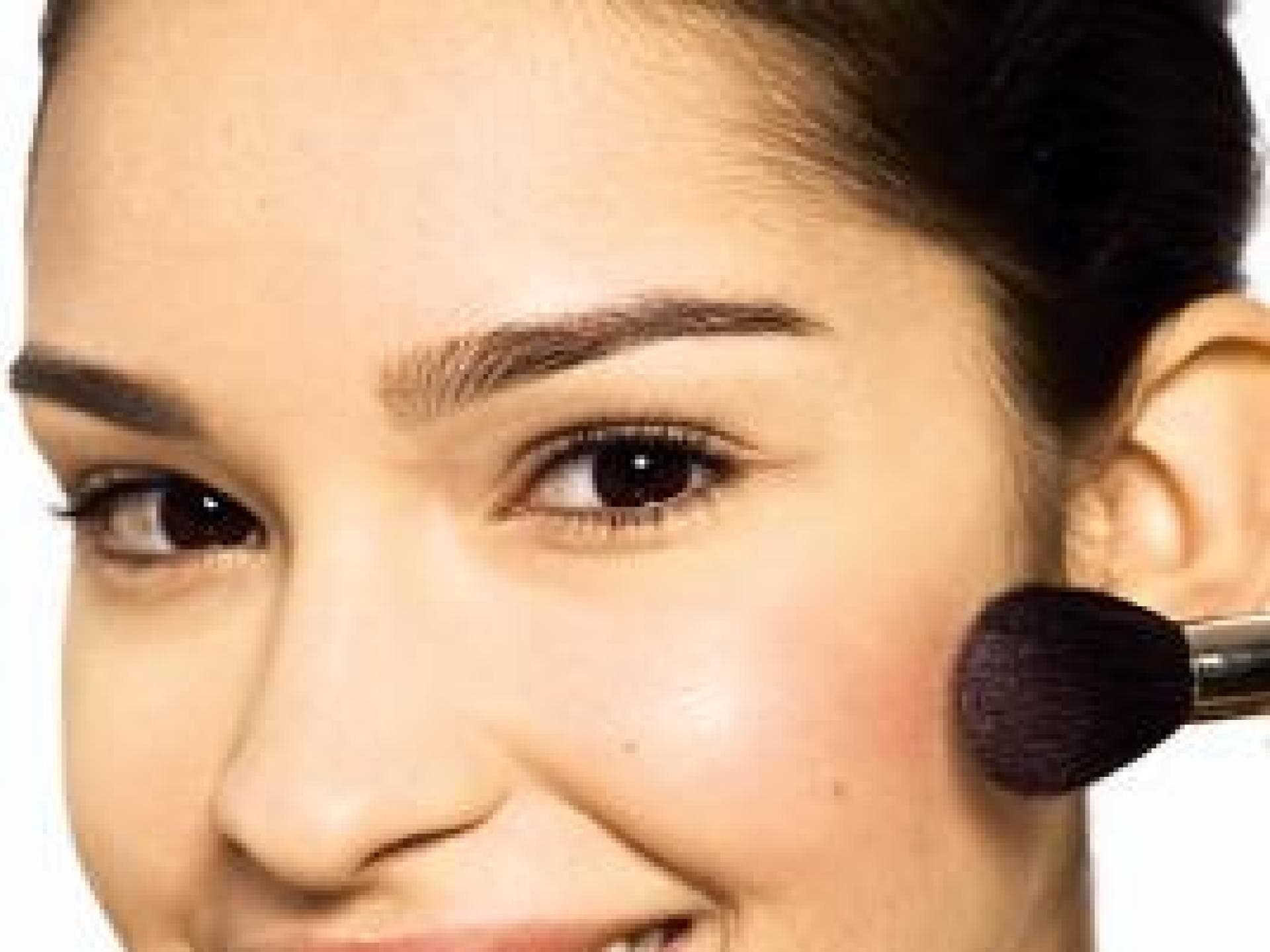 Puderpinsel für Puder-Rouge