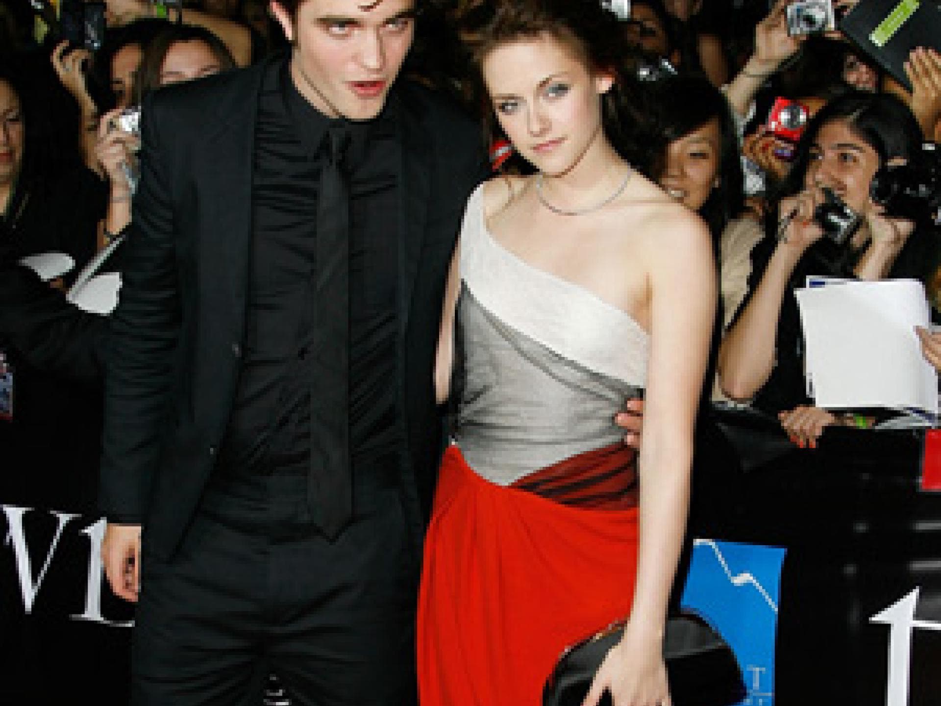 Kristen und Robert auf dem Roten Teppich