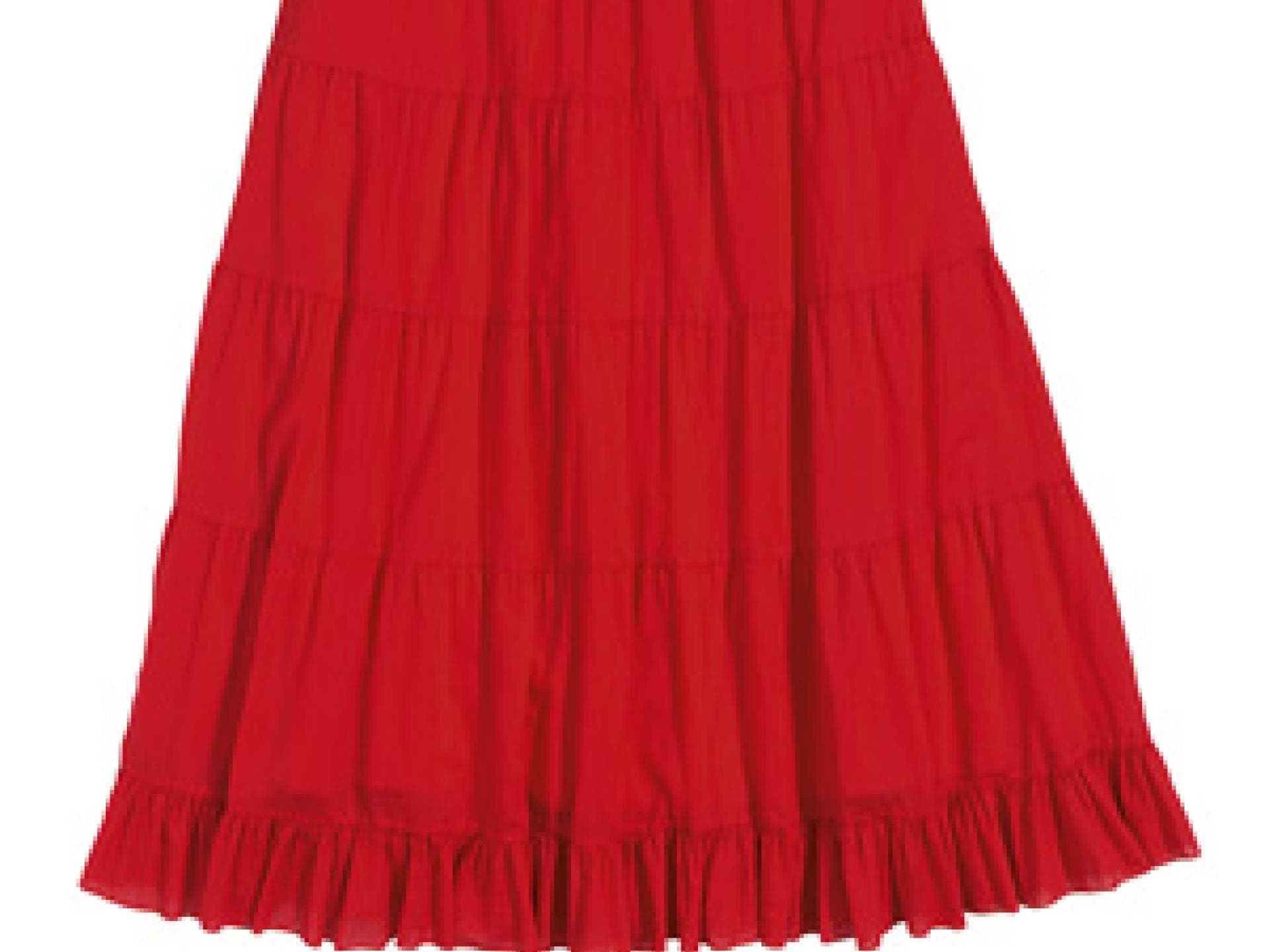 Rock in knalligem Rot