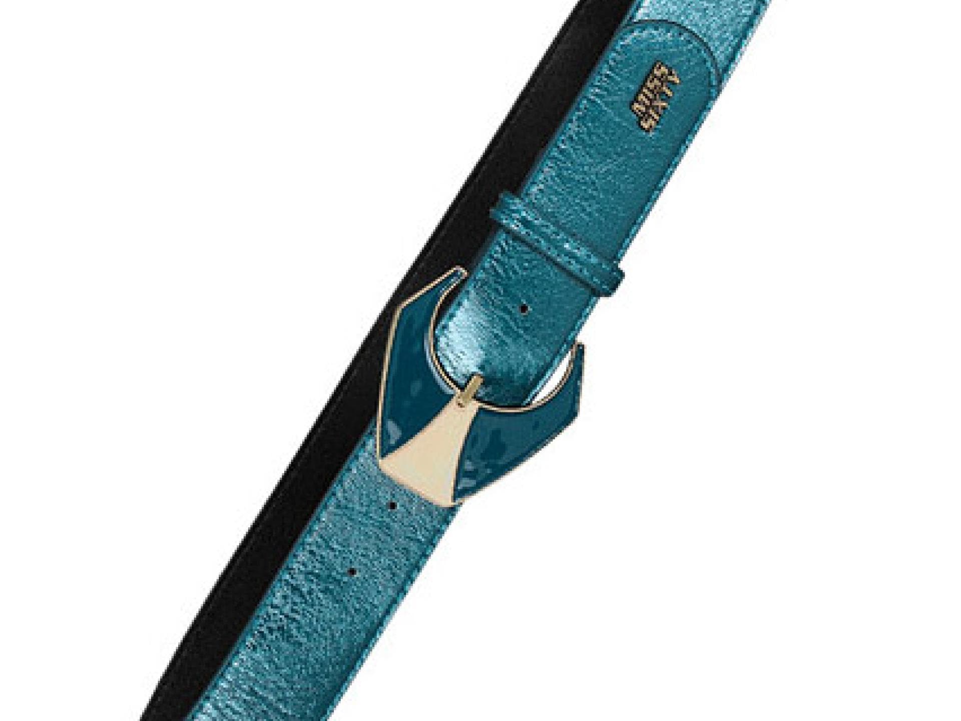 Aqua-farbener Gürtel von Miss Sixty