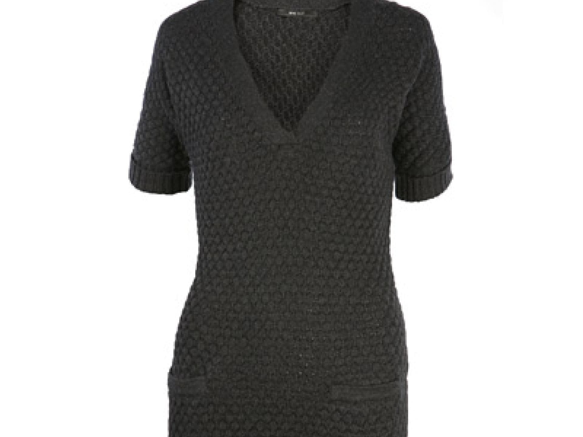 Schwarzes Strickkleid von Mango