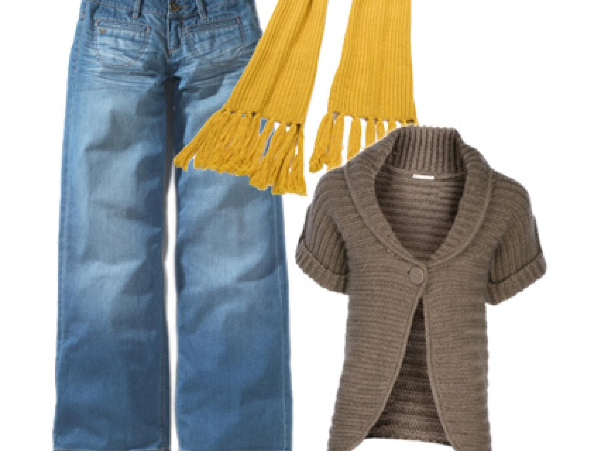 Outfit für "Wide Leg"-Jeans