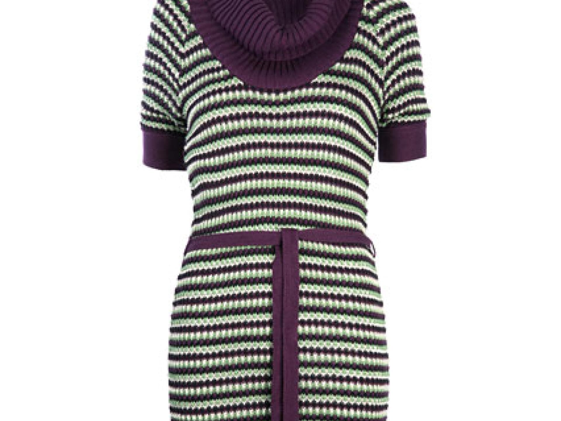 Gestreiftes Strickkleid von Mango