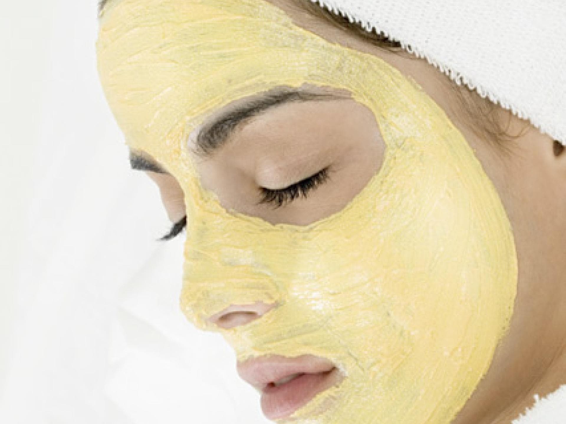 Gesichtsmaske aus Banenen