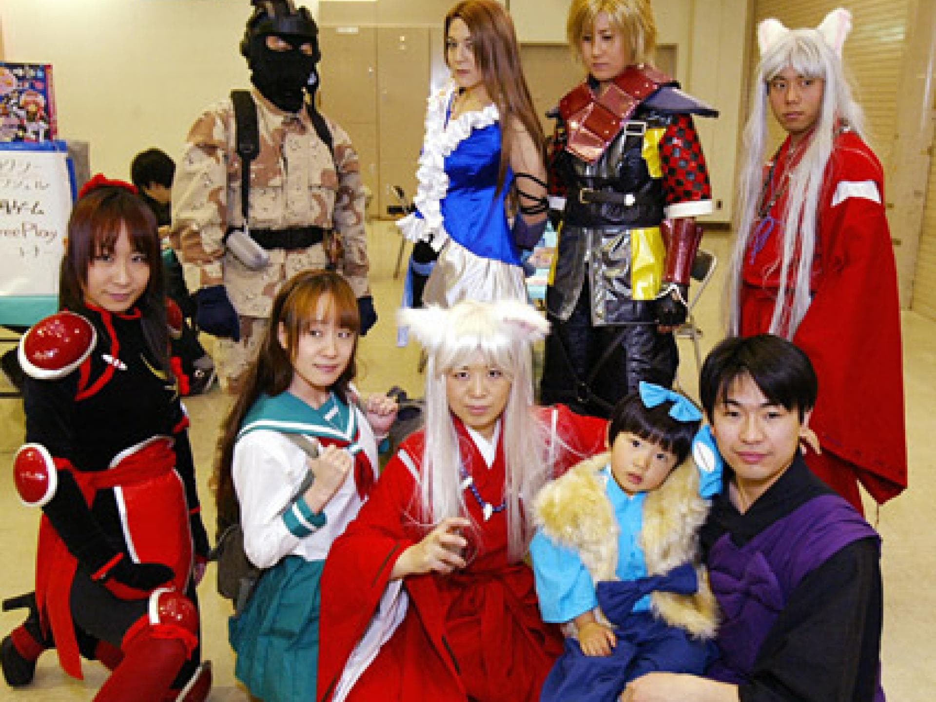 Alltägliche Cosplayer