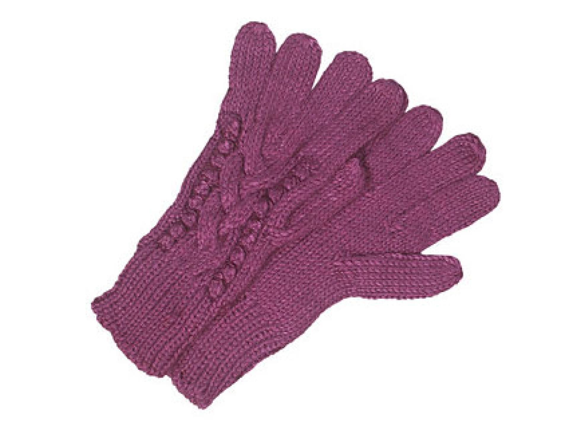 Süße Strickhandschuhe