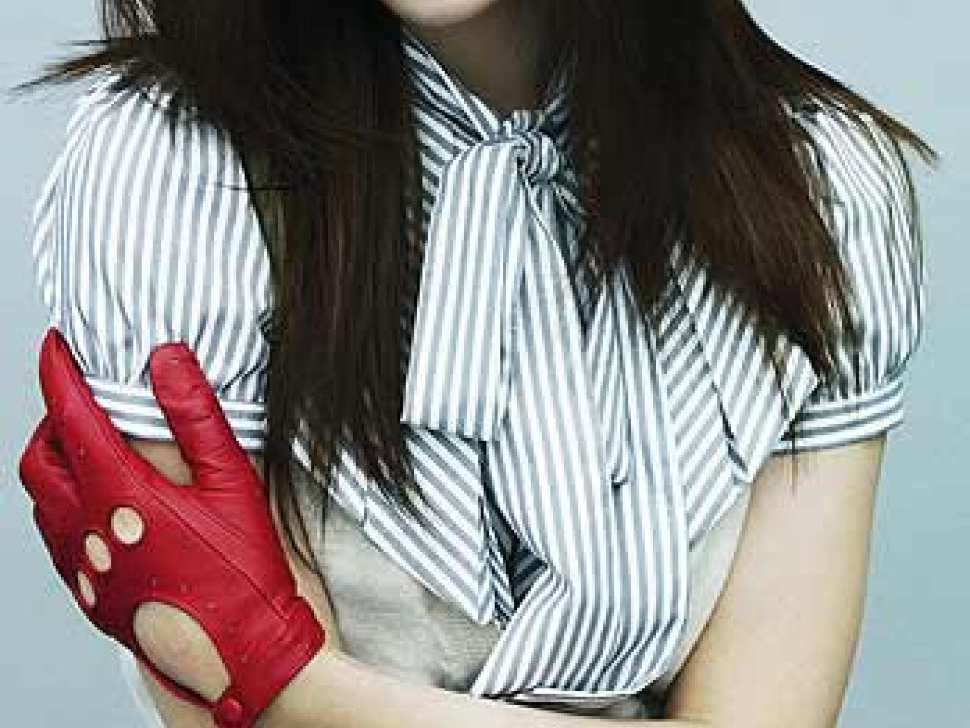 Langhaarfrisur für dickes Haar