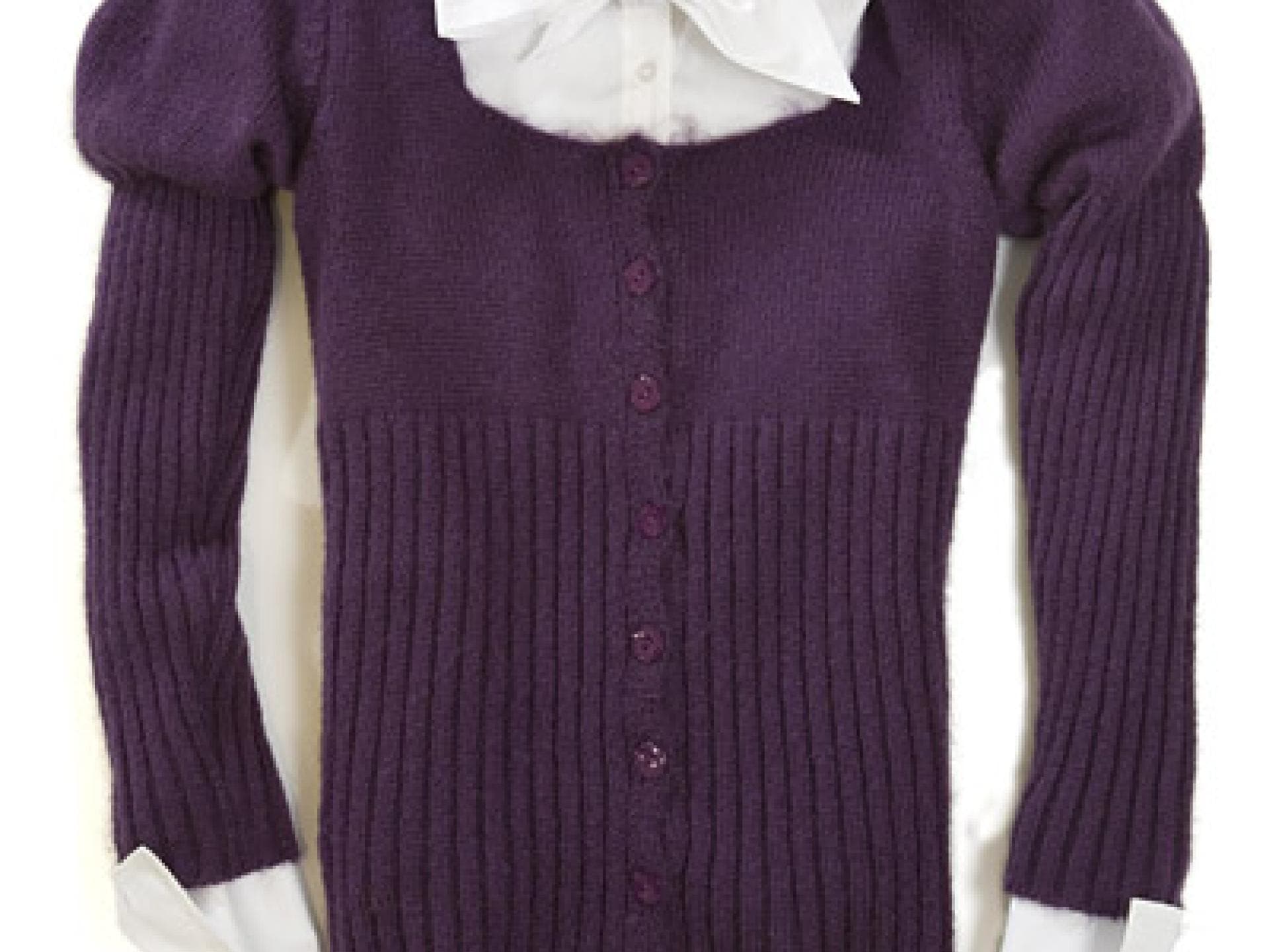 Schleifen-Bluse mit Cardigan von Tom Tailor