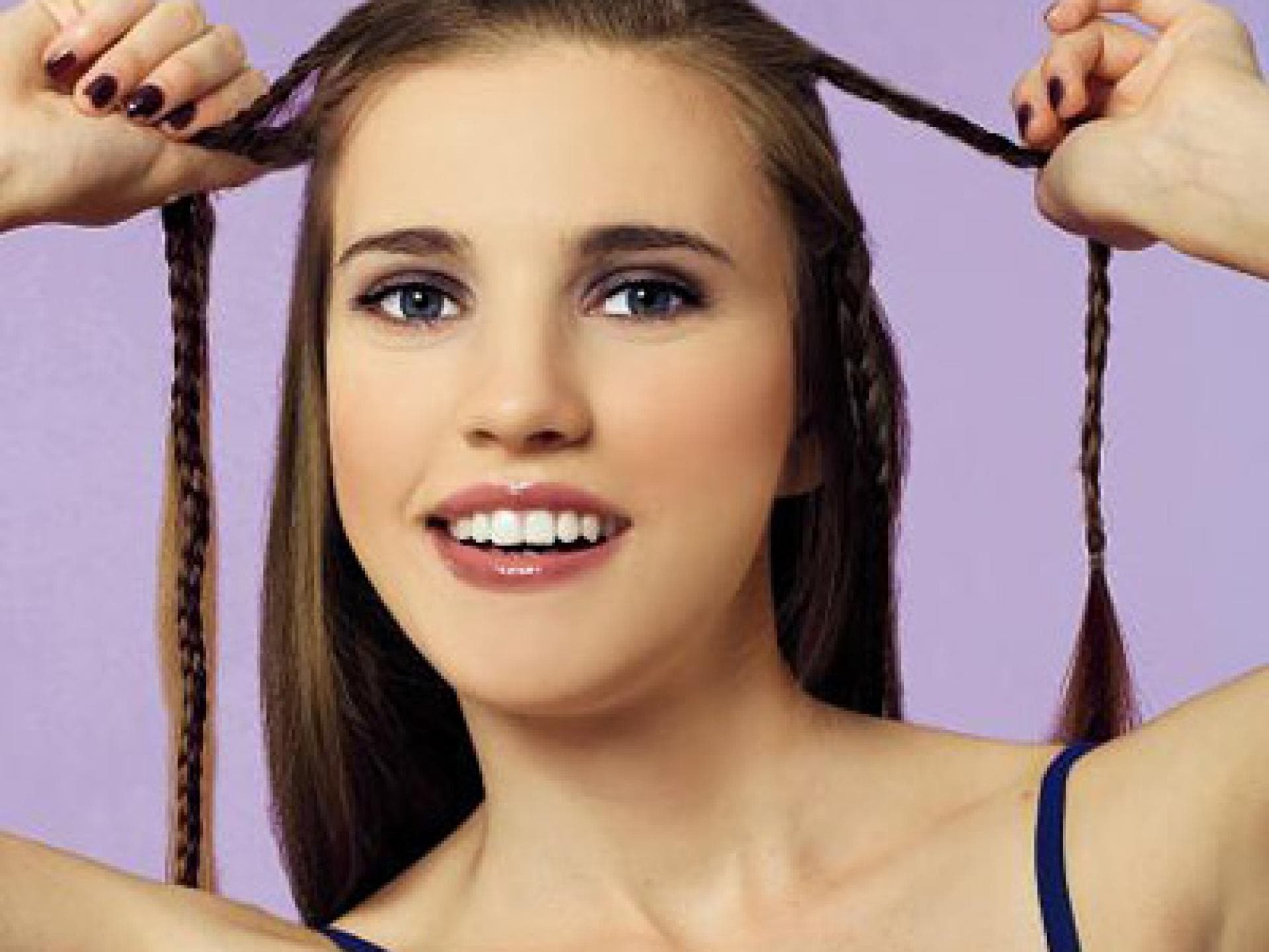 Anleitung für Zopfmuster mit Haarspangen