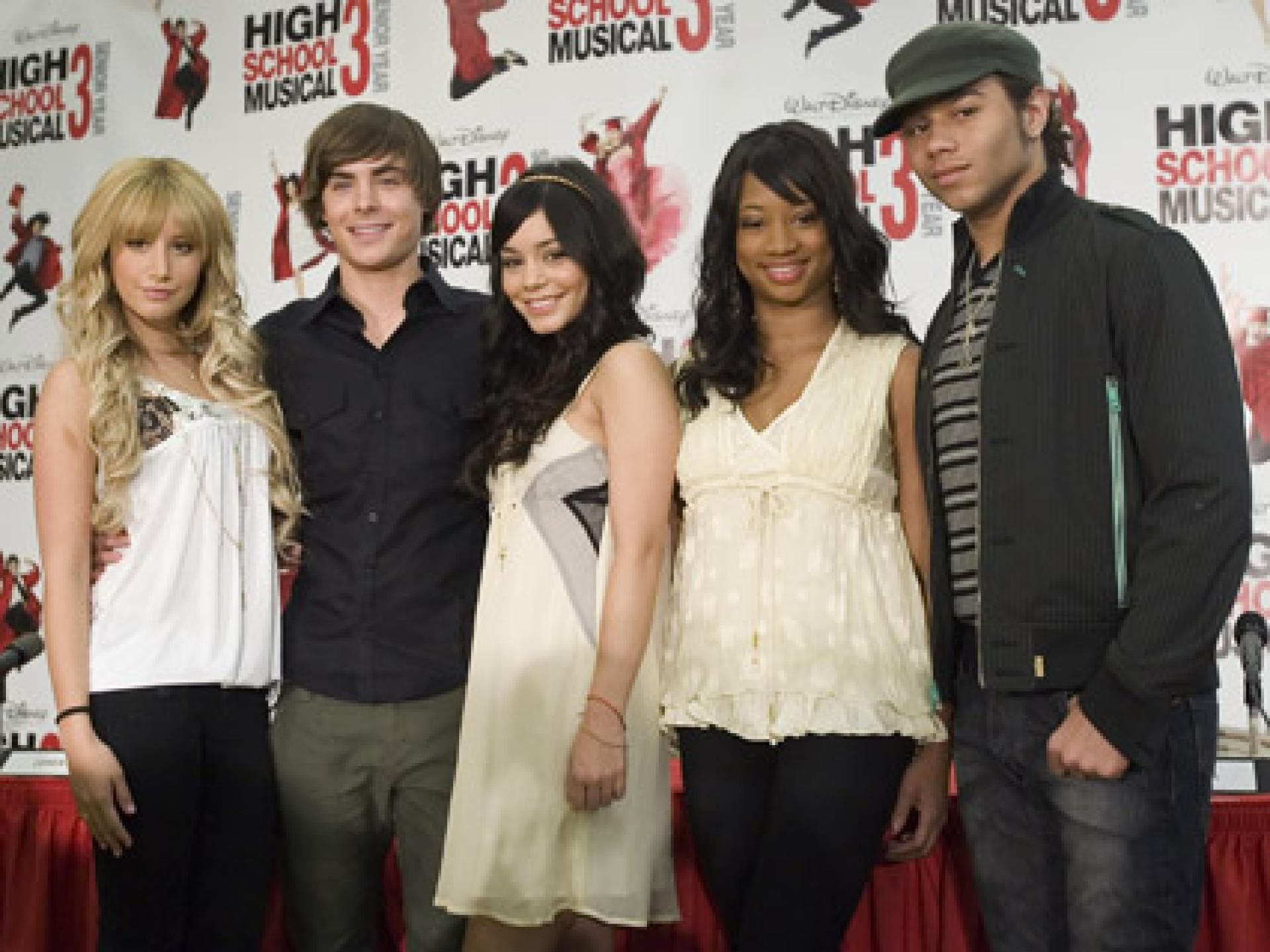 Vanessa mit den HSM-Stars